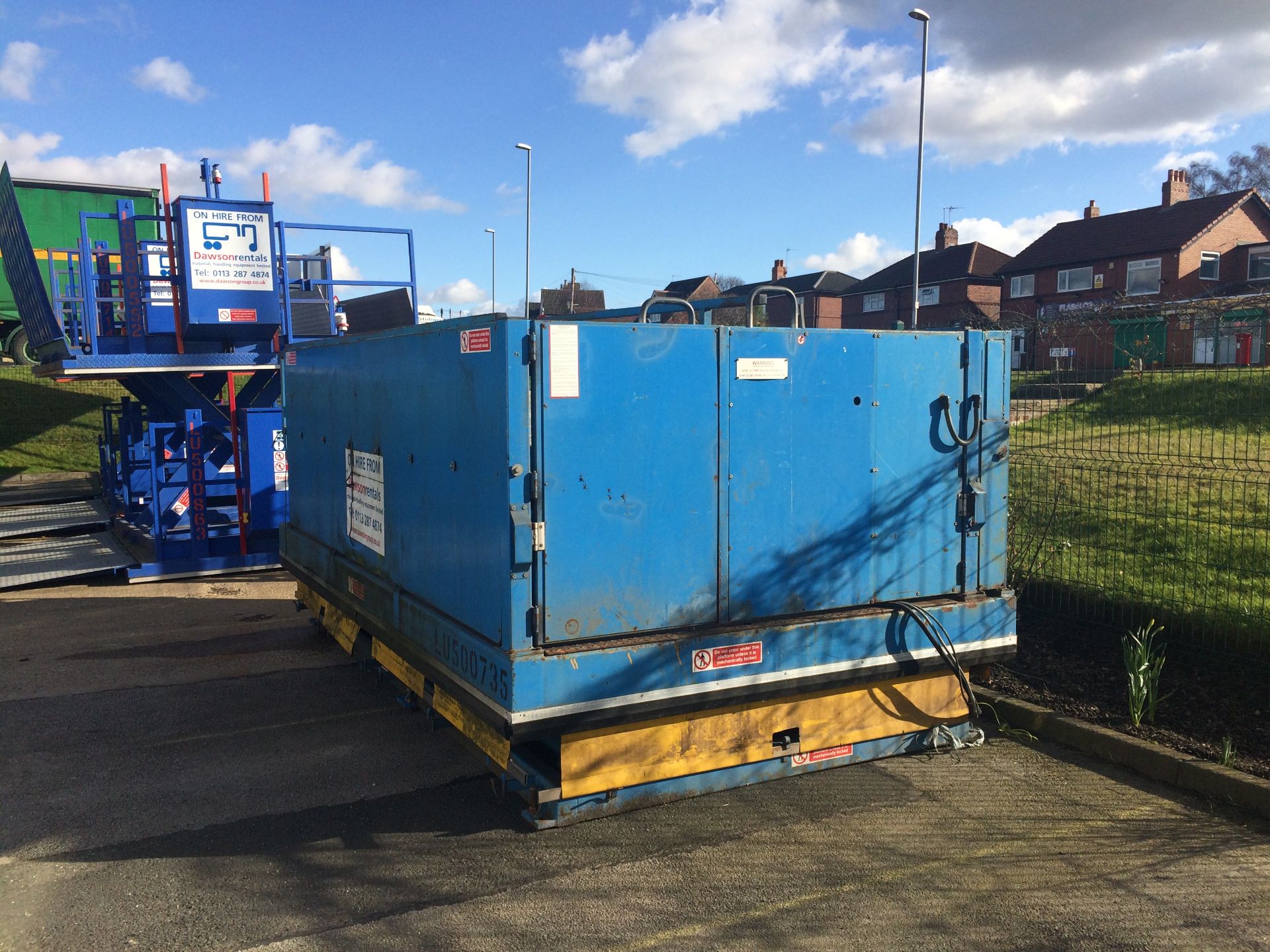 DOUBLE DECK TRAILER SCISSOR LIFT TABLE - UK LIFT - Ideal for loading double deck trailers with rolle - Image 3 of 3