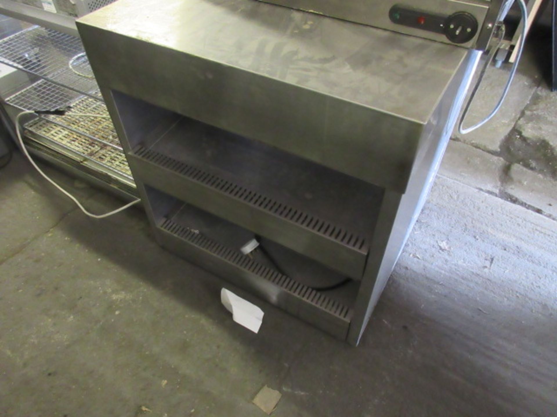 CED BC 2 Tier Pie Warmer. Stainless Steel, work top type, 4 bulbs in each compartment, 240v, 2.4kw, - Image 5 of 6