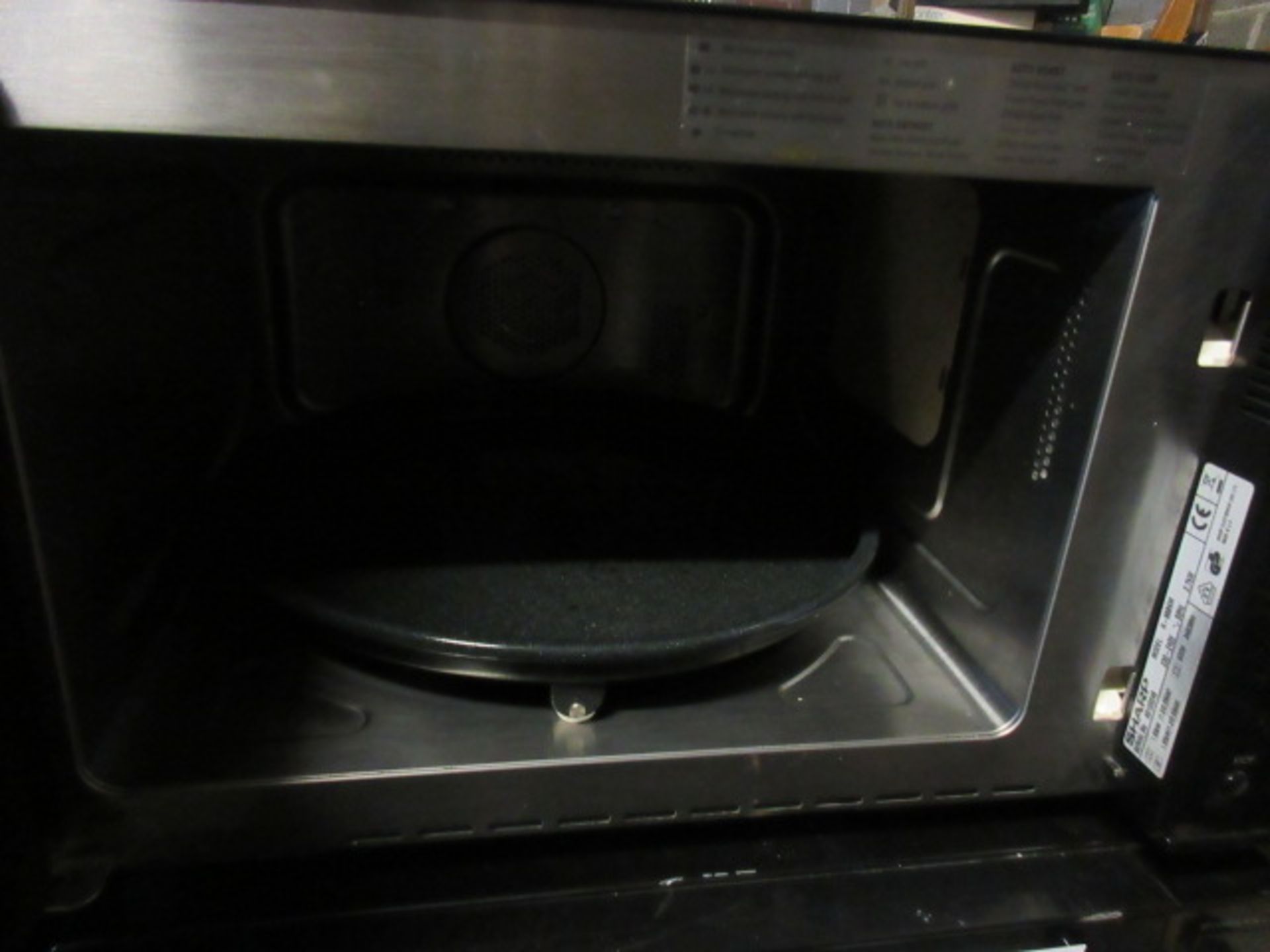 Sharp R-88BKM Microwave with Jet Convection & Double Grill. 900 w, 2.7kw, 240v, with metal plate. - Image 2 of 4