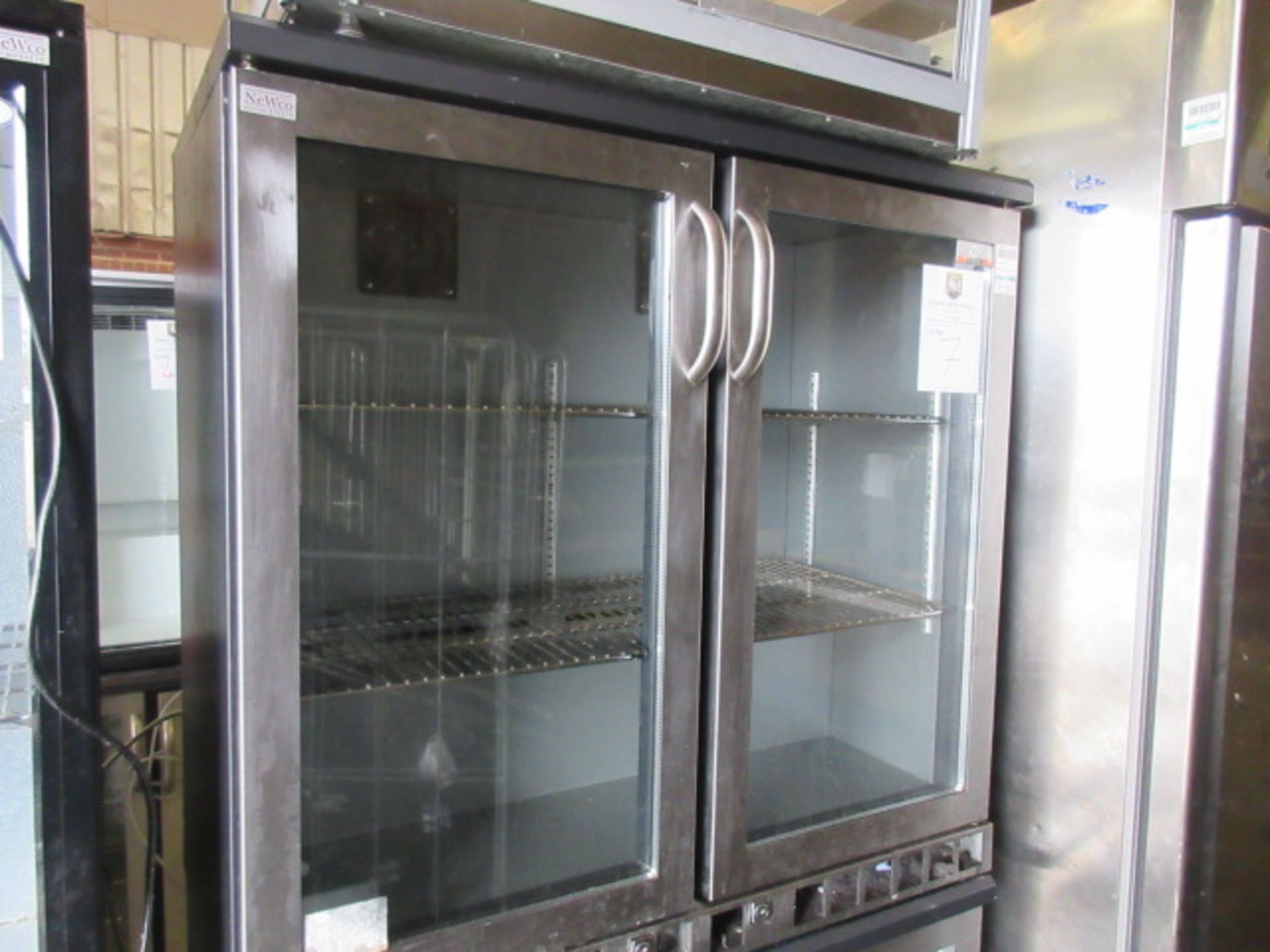 Gamko MXC 20250 GG310 Bottle Cooler. Double glass doors, 278w, 240v, refrigerant R135A, size 900 x 5