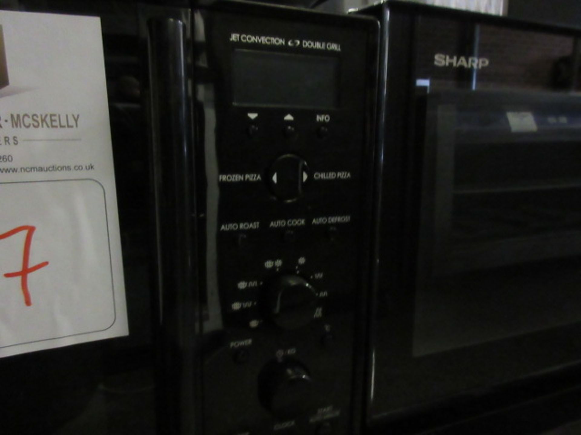 Sharp R-88BKM Microwave with Jet Convection & Double Grill. 900 w, 2.7kw, 240v, with metal plate. - Image 3 of 4