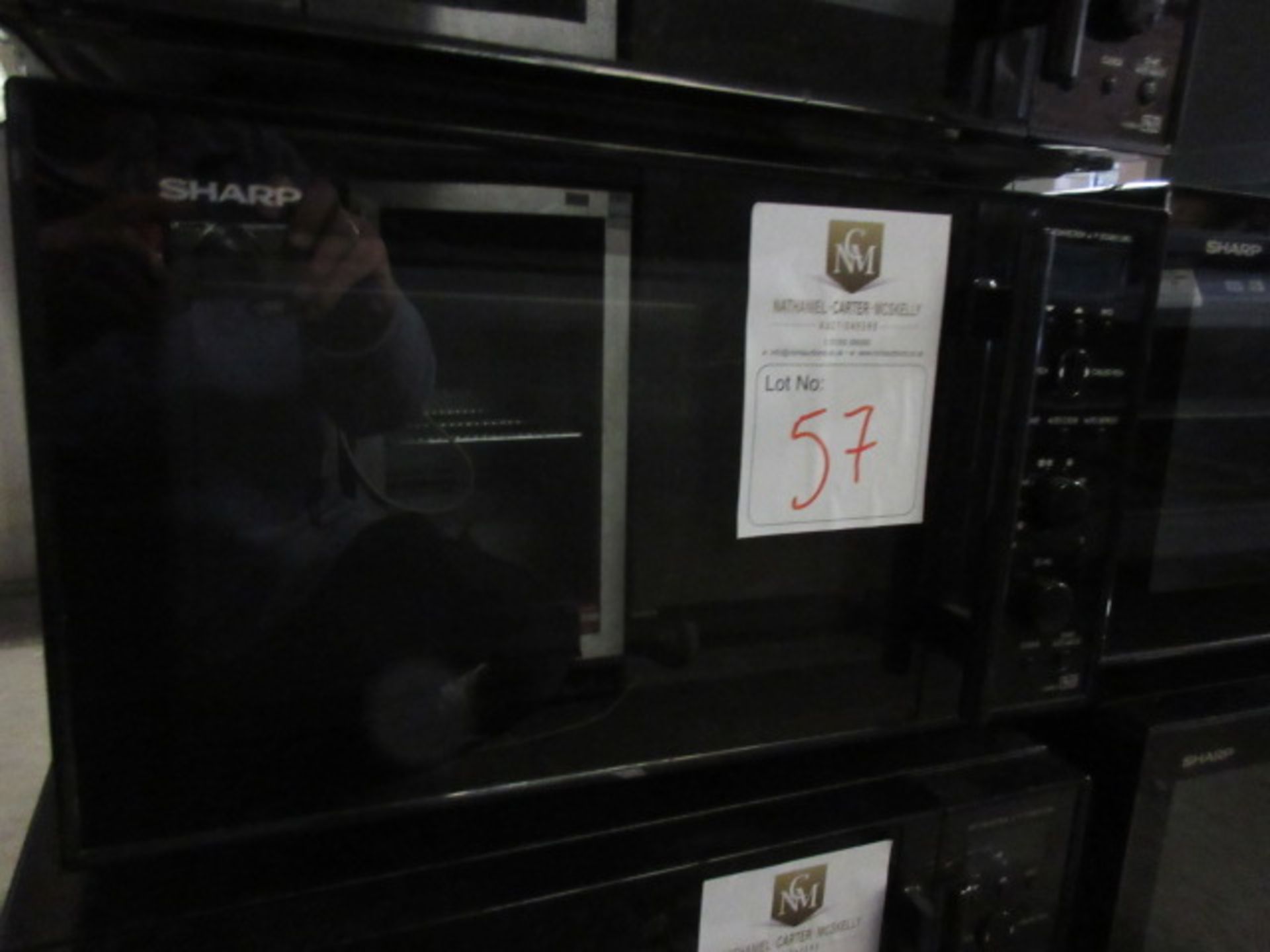 Sharp R-88BKM Microwave with Jet Convection & Double Grill. 900 w, 2.7kw, 240v, with metal plate.