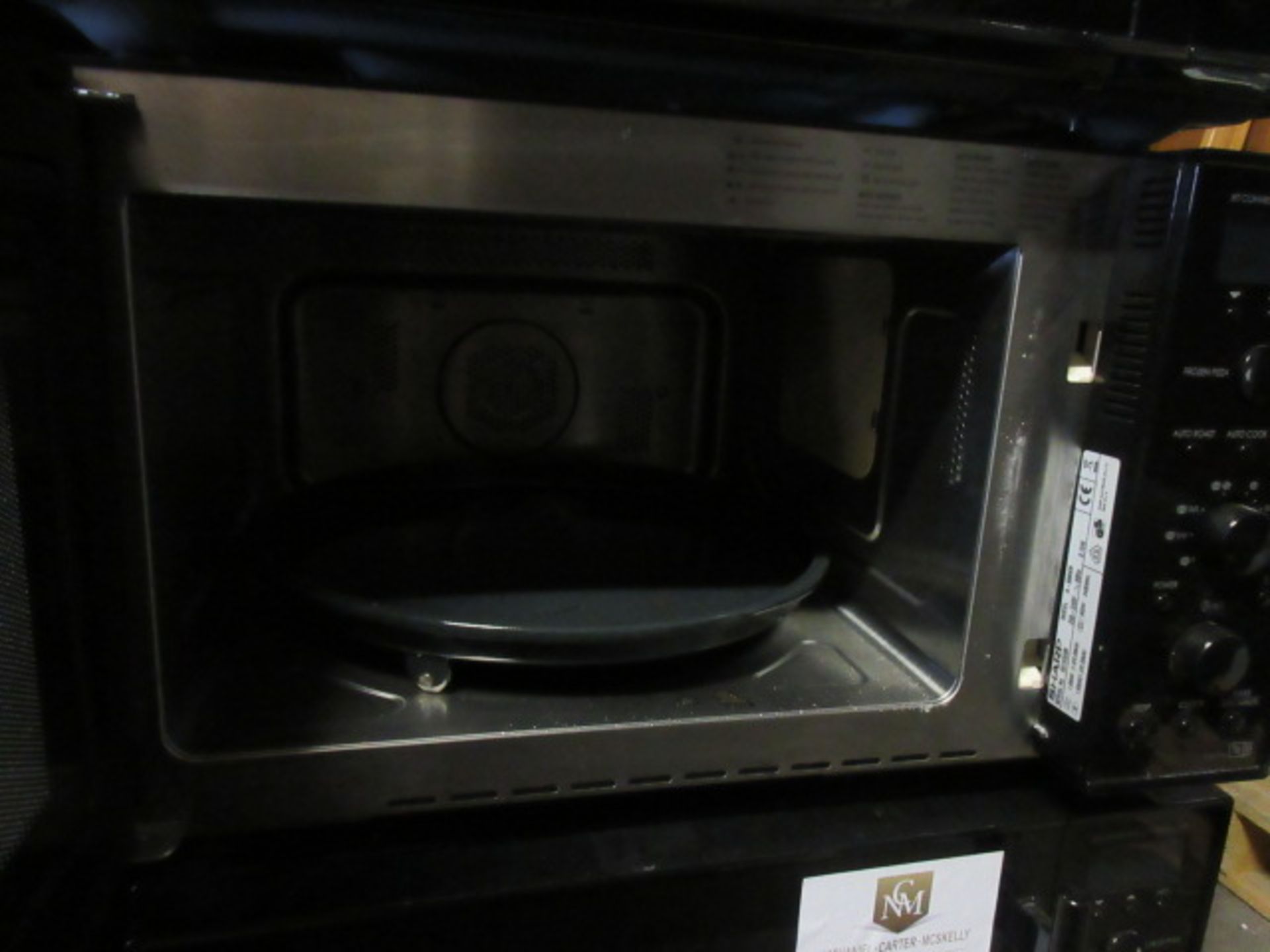 Sharp R-88BKM Microwave with Jet Convection & Double Grill. 900 w, 2.7kw, 240v, with metal plate. - Image 2 of 4