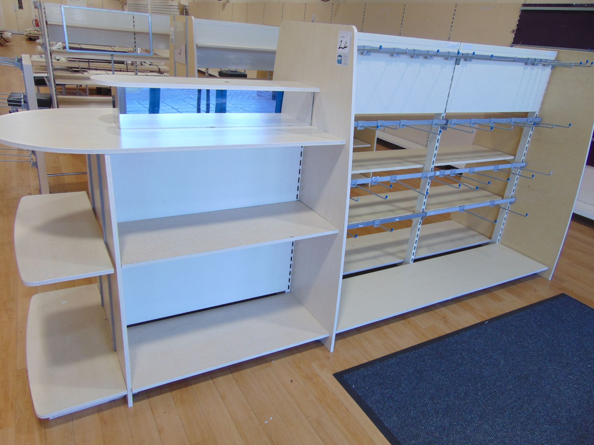 Quality Display Gondola Racking Individual Panels Of X900Mm X2Display Length X 2Mts X 1300Mm Wide X