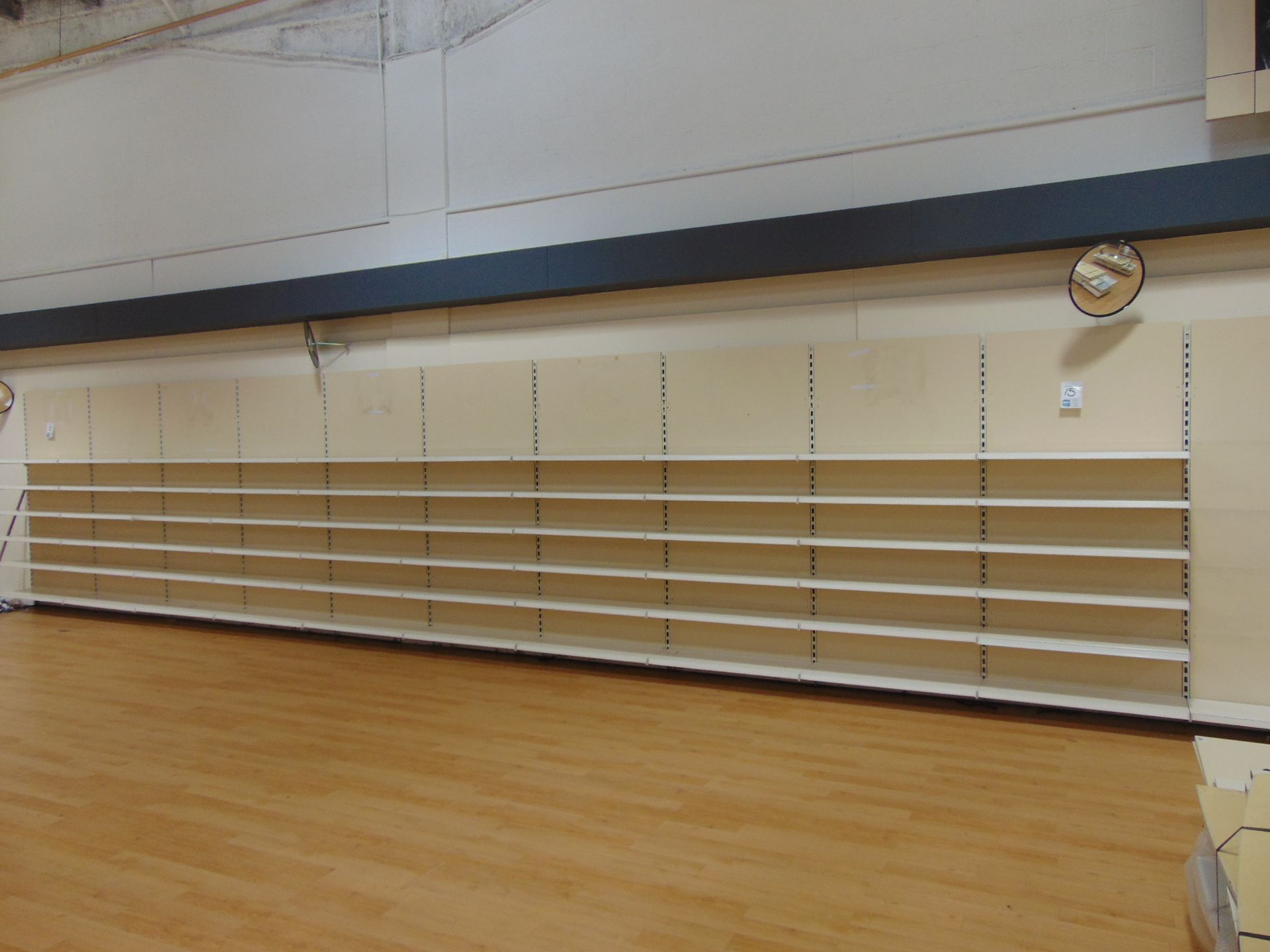 Quality Wall Adjustable Height & Amount Shelving,Comprises Of X18 1Mt Panels X60 Steel Powder Coated