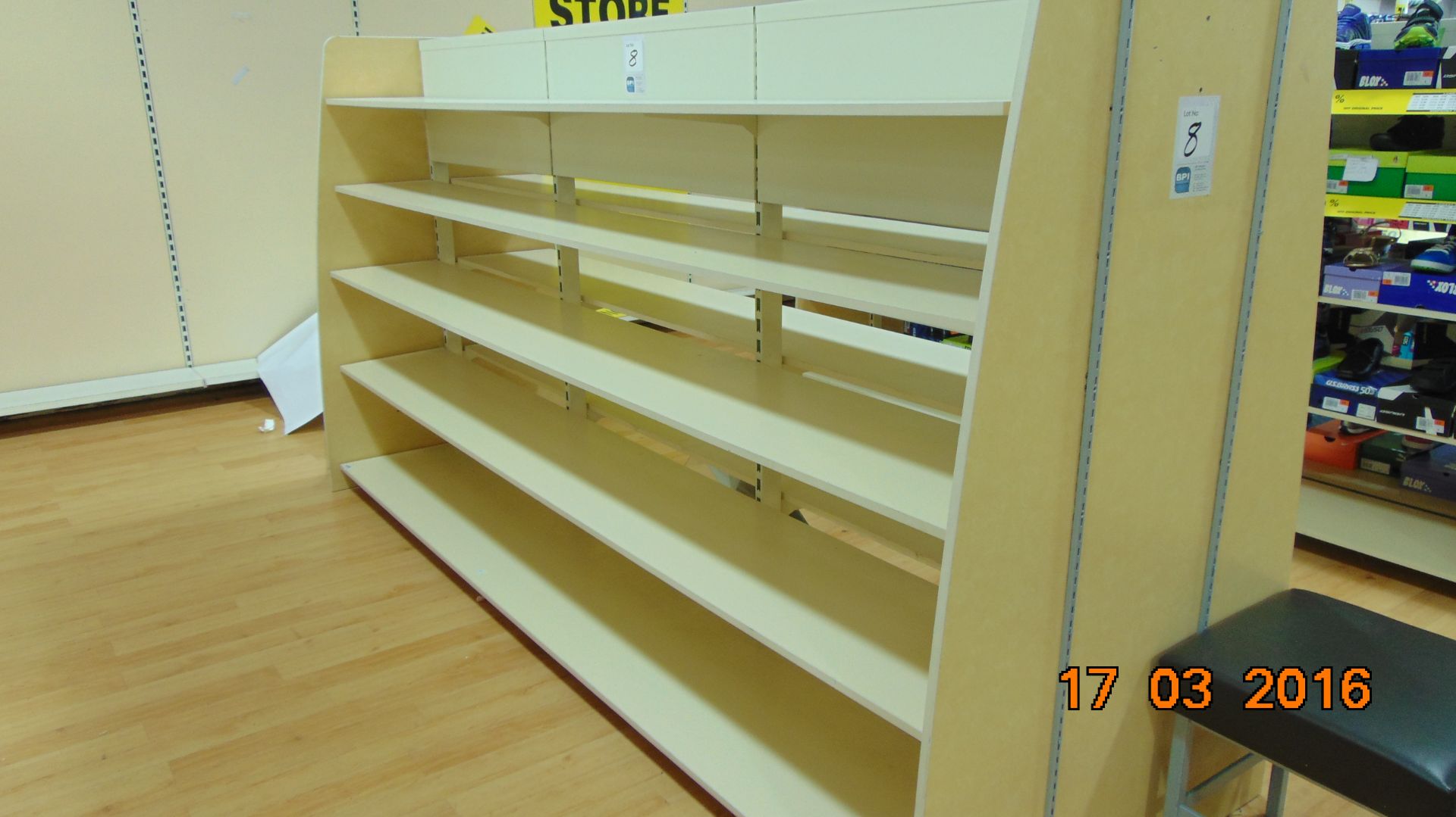 Quality Display Gondola Racking Individual Panels Of X900Mm X3 Display Length X 3Mts X 1300Mm Wide - Image 2 of 4