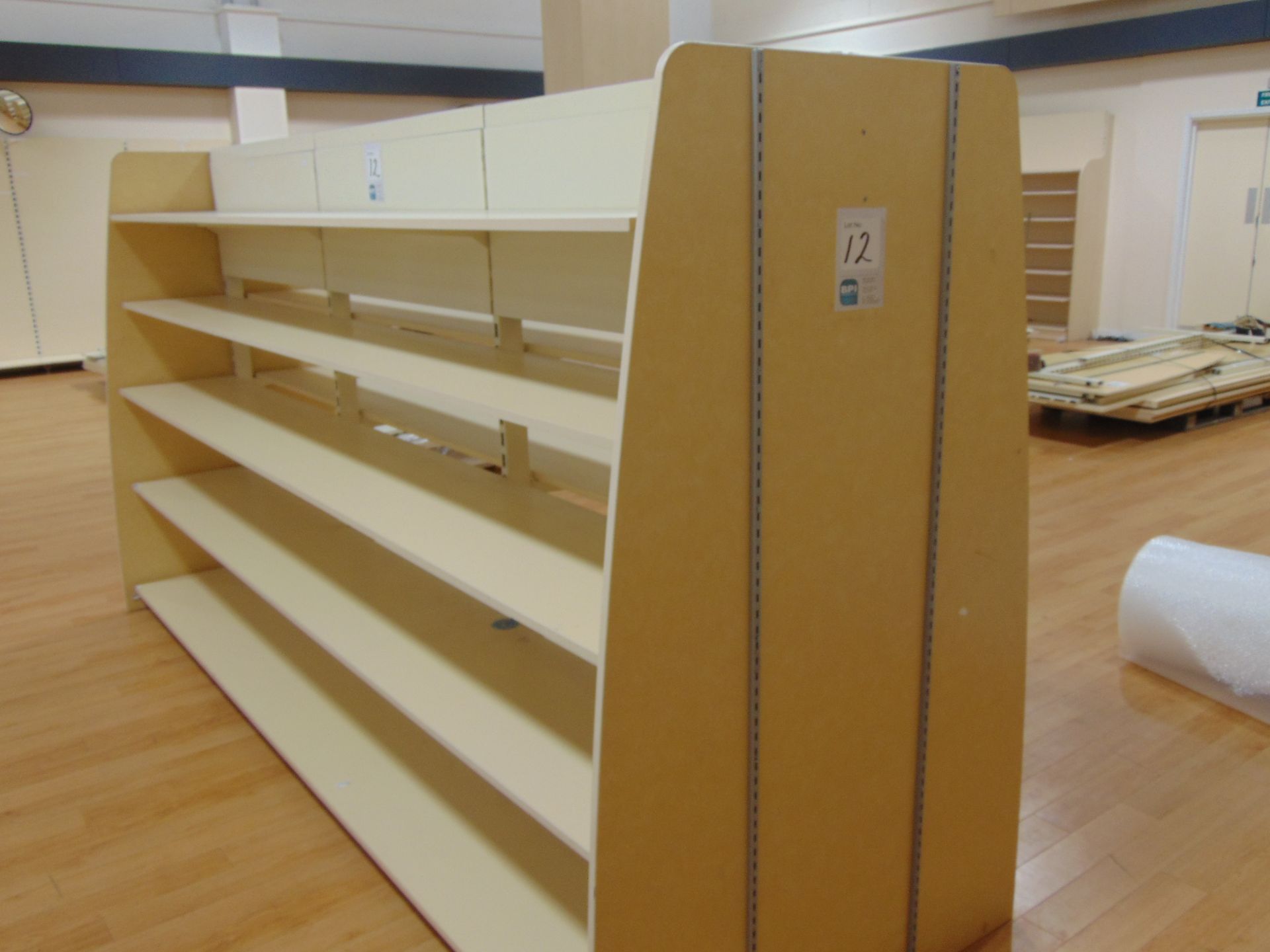 Quality Display Gondola Racking Individual Panels Of X990Mm X4 Display Length X 4Mts X 1300Mm Wide X - Image 3 of 4