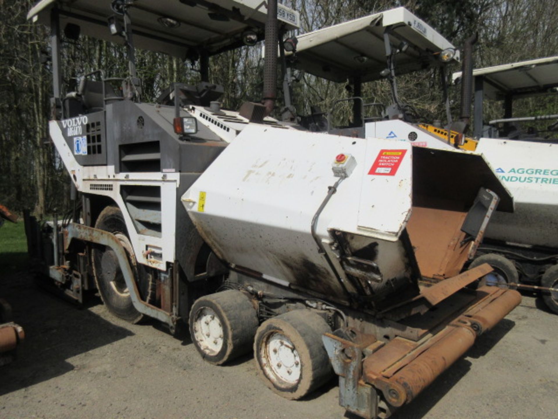 Volvo ABG P6870C Wheeled Asphalt Paver. 122Kw Eng power, Reg No AJ58 YSD, hours run 4427. - Image 2 of 23