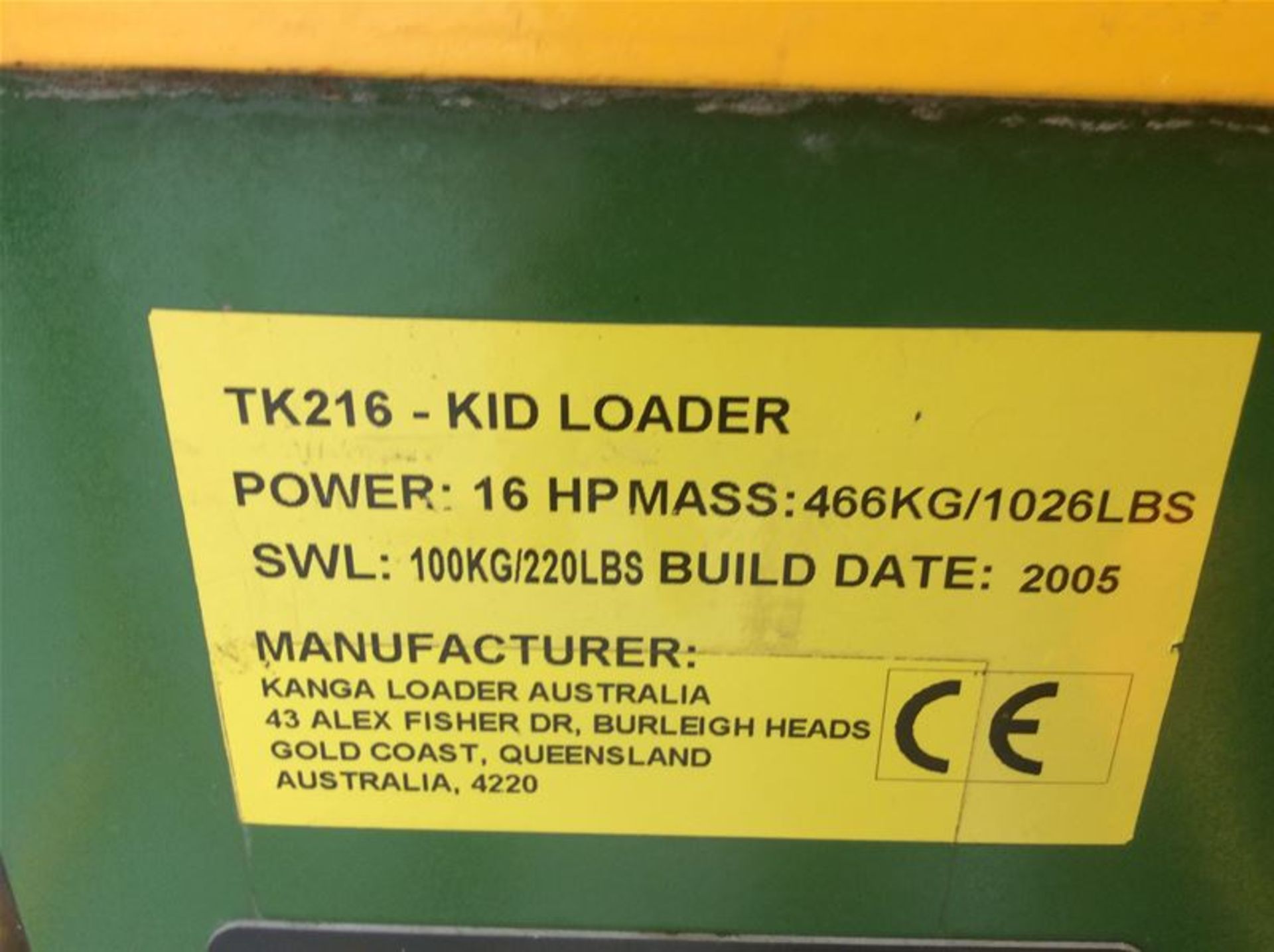 KANGA TK216 KID TRACKED MINI LOADER - 16HP HONDA PETROL - Image 6 of 6