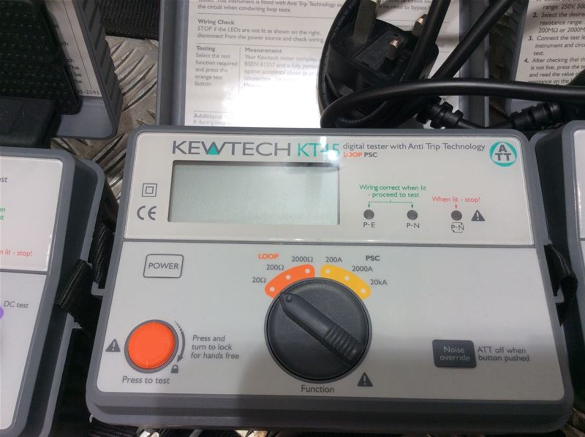 KEWTECH 17TH EDITION PAT TESTER - Image 3 of 5