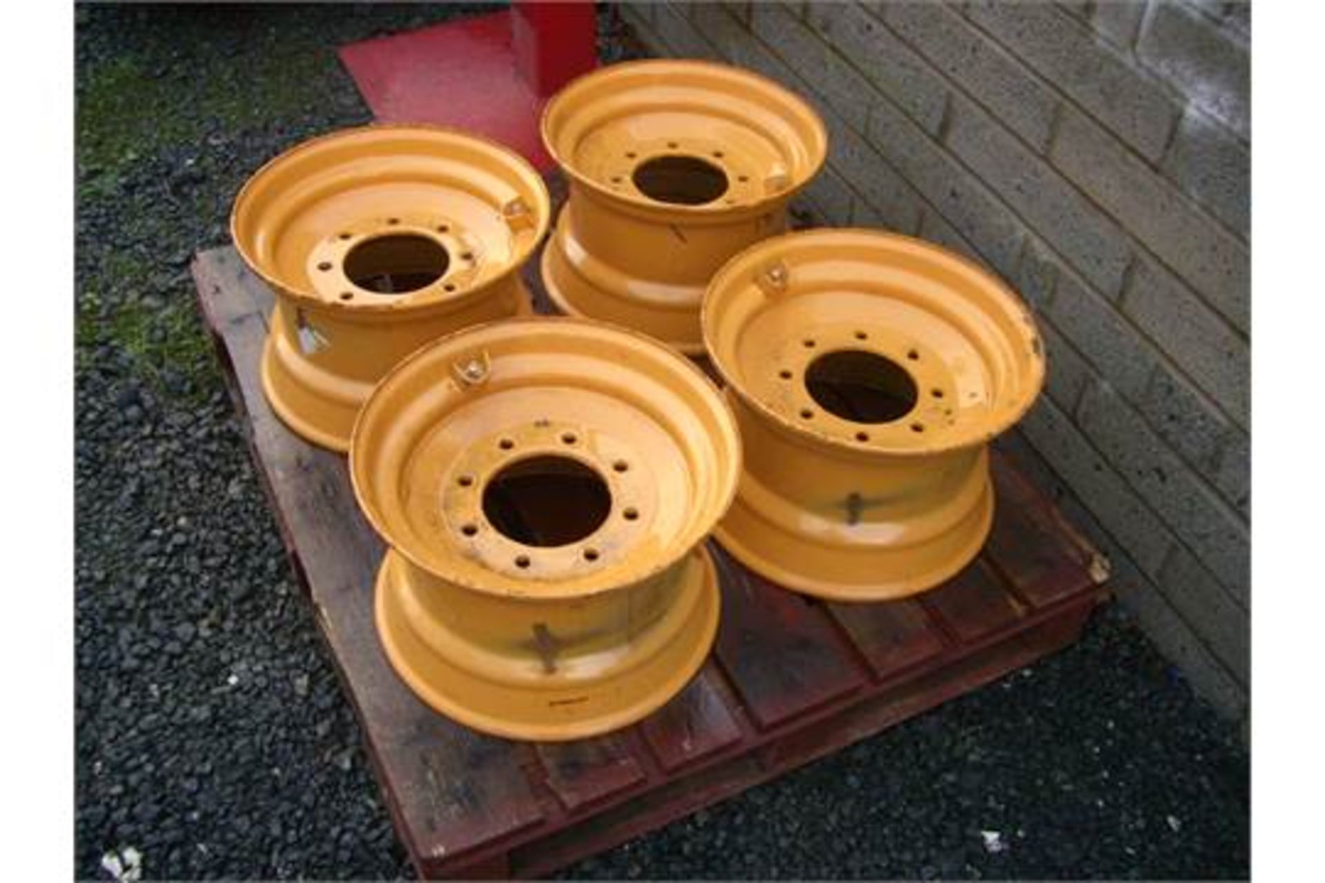 4 X Unused Case / Bobcat Skidsteer Wheel Rims