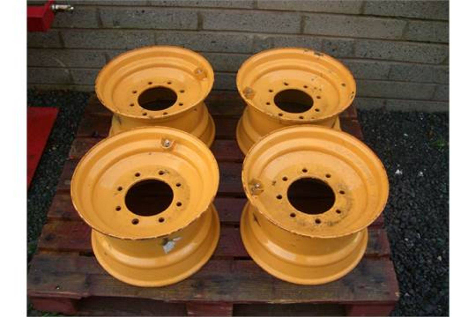 4 X Unused Case / Bobcat Skidsteer Wheel Rims - Image 2 of 4