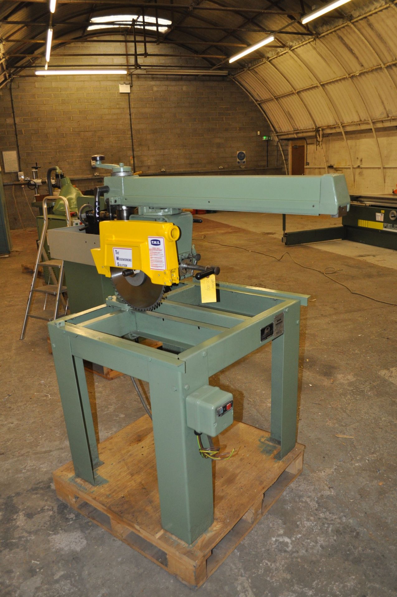 Wadkin 14" Super saw cross cut, 3 phase 415 volt