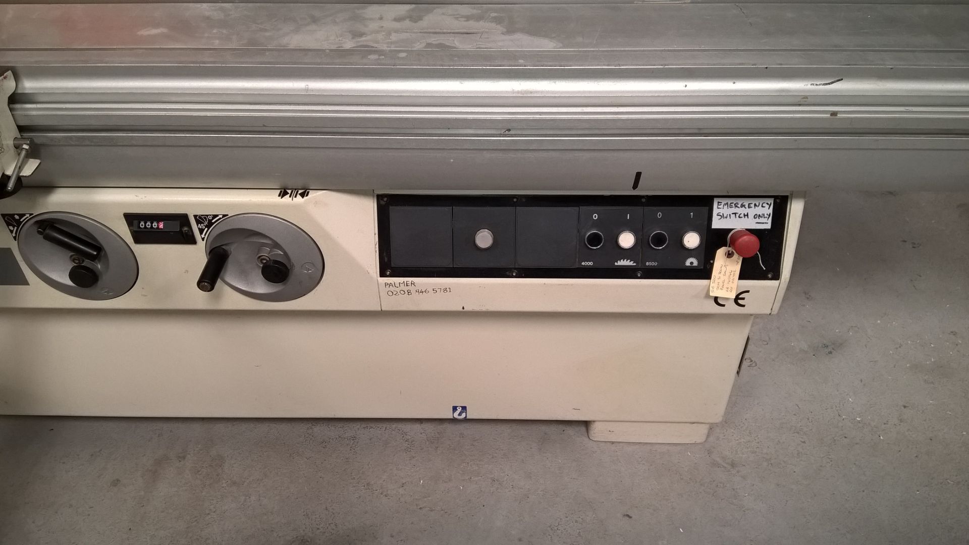 SCM Panel saw Si300n Serial no. AB / 140144 Year 2001 - Image 2 of 6