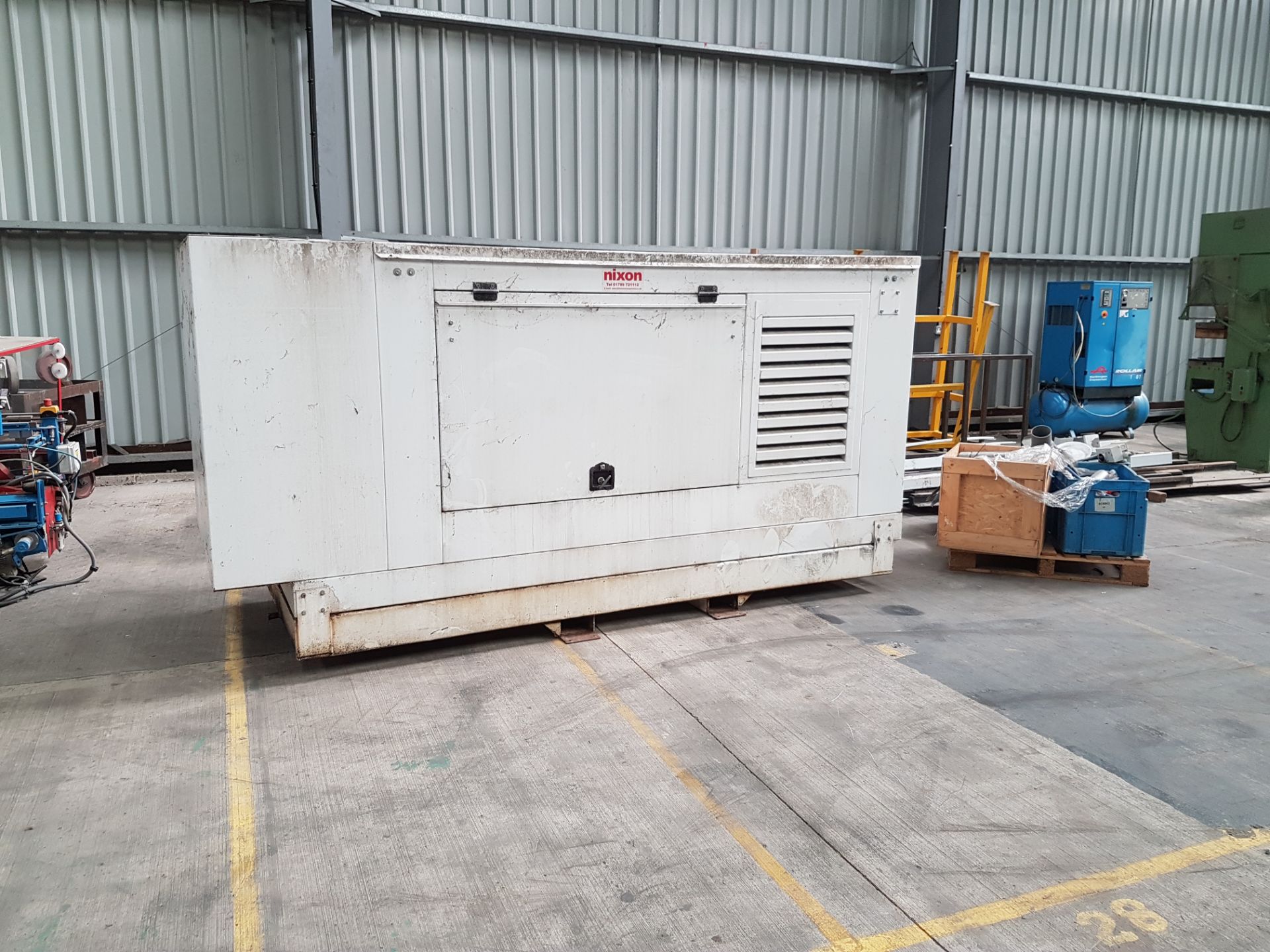 MECCALTE spa ECP34-2L/4 150 KVA generator with DEUTZ K2640 dry air cleaner