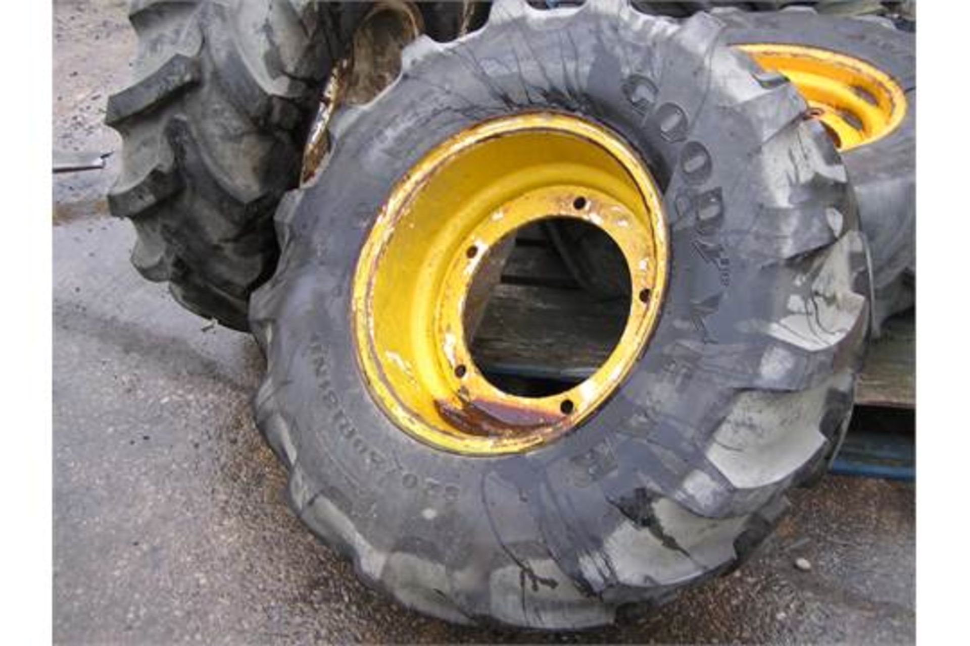 Set of 4 Dumper/ Goodyear Tyres on Rims - Image 2 of 3
