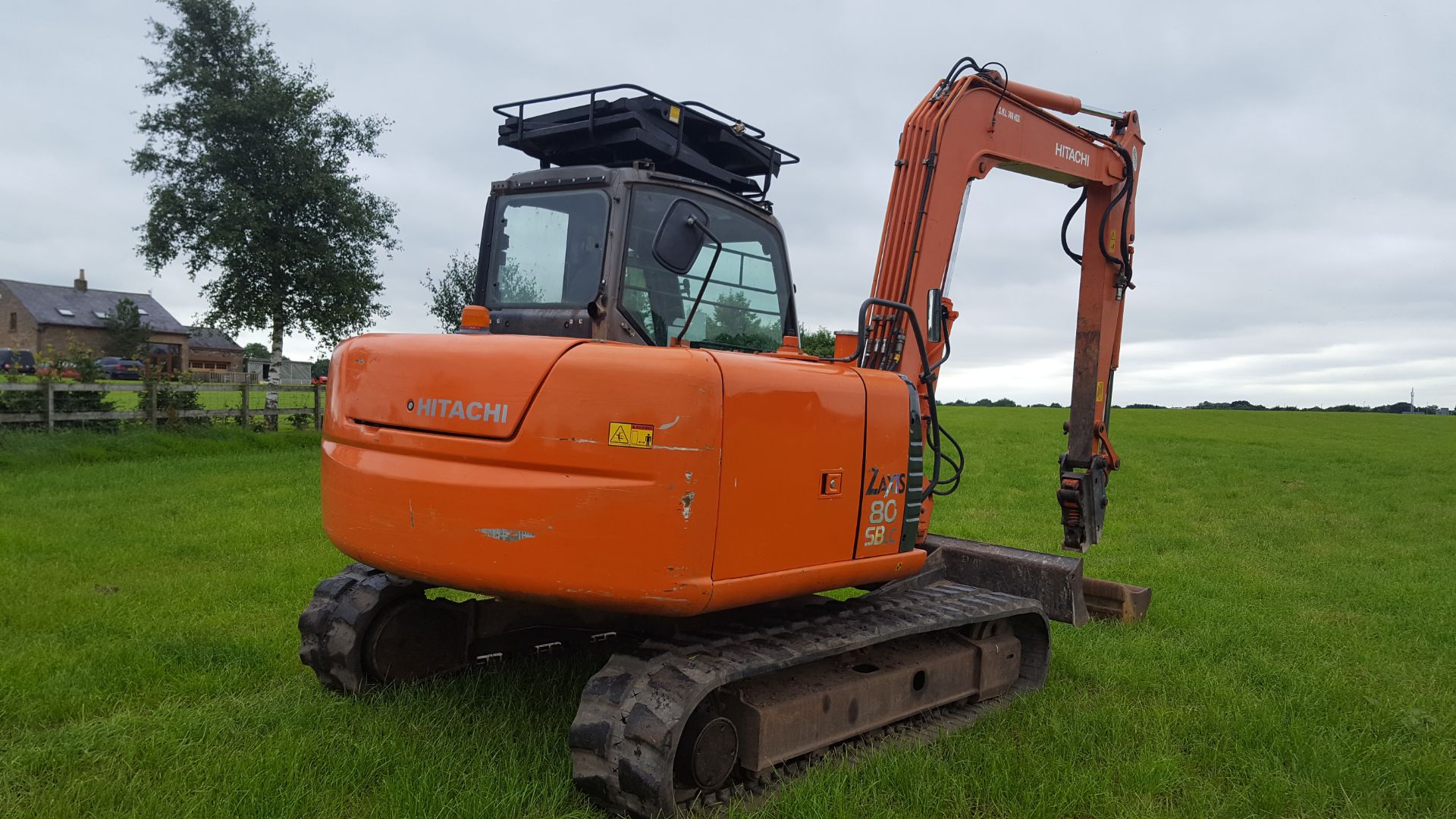 2005 Hitachi Zaxis 80 SBLC 8 Ton Excavator - Image 5 of 12