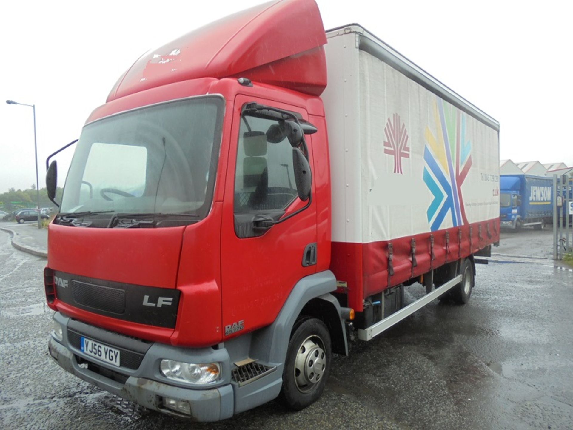 DAF LF45.170 Euro 3 20ft Curtainsider c/w Shutter, Registration No. YJ56 YGY, First Registered: 17/0 - Image 2 of 5