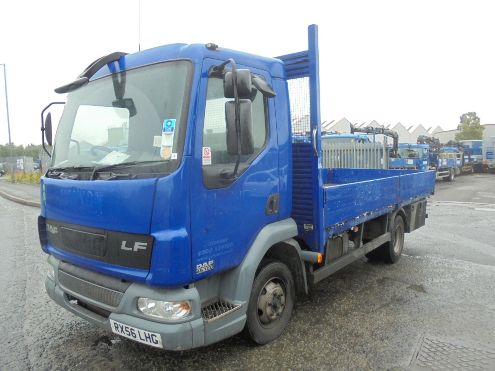 DAF LF45.150 Euro 3 17ft Dropside, Registration No. RX56 LHG, First Registered: 01/12/06, 254413Kms - Image 2 of 5