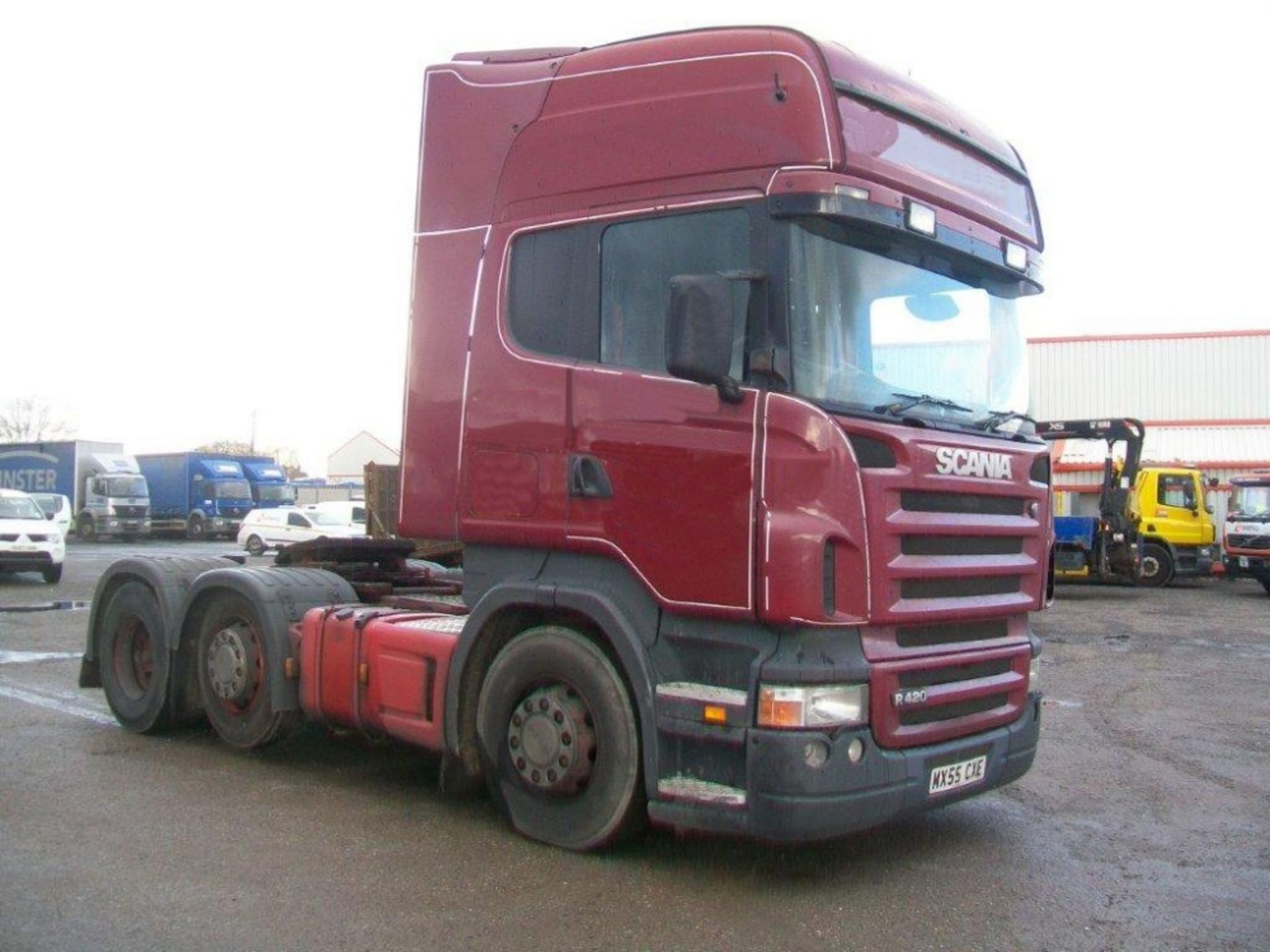 Scania R420 Topline Manual 6x2 Tractor Unit, Registration No. MX55 CXE, First Registered: 01/01/06,