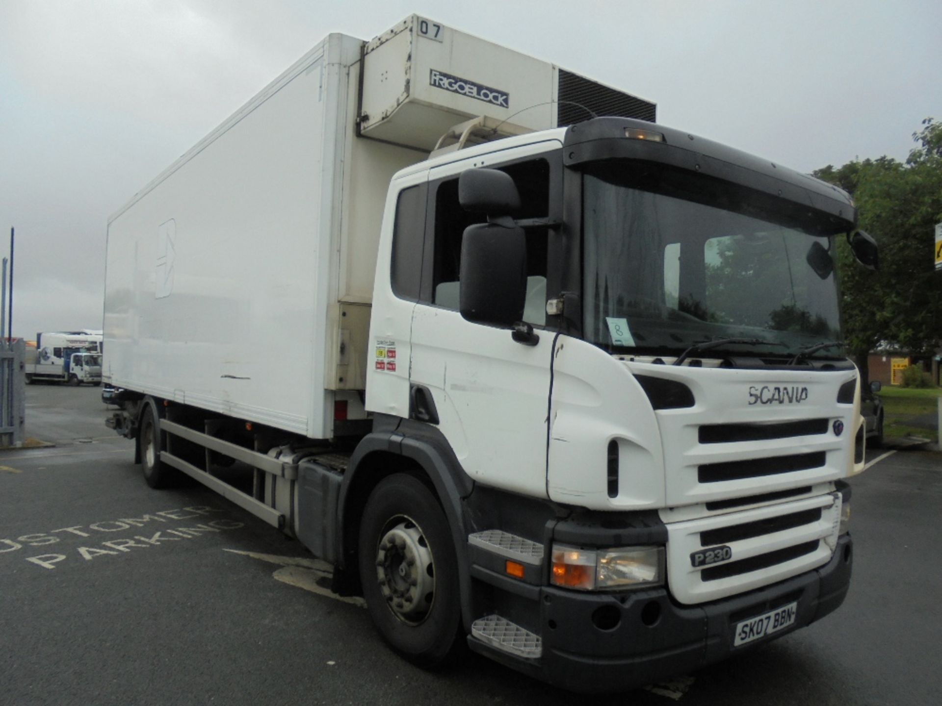 Scania P230 4x2 Day Cab 26ft Fridge Box c/w Frigoblock Chiller & DHollandia Tuckaway Tail Lift, Regi