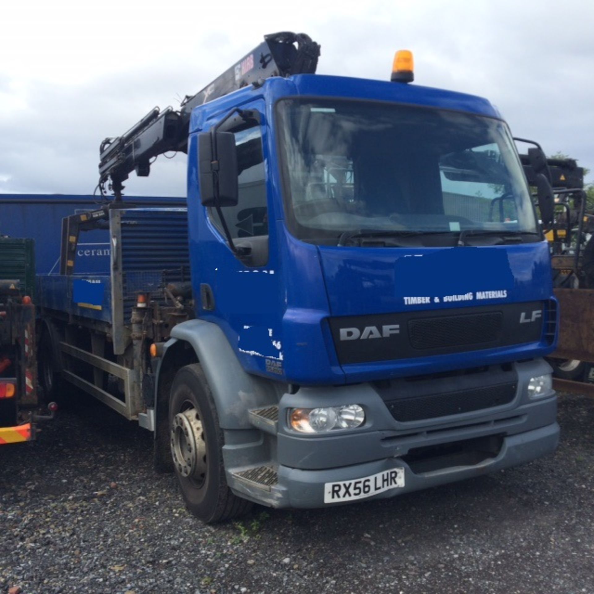 DAF LF55.250 4x2 Dropside c/w Terex 120.2E Front Mount Remote Controlled Crane, Registration No. RA5 - Image 2 of 5