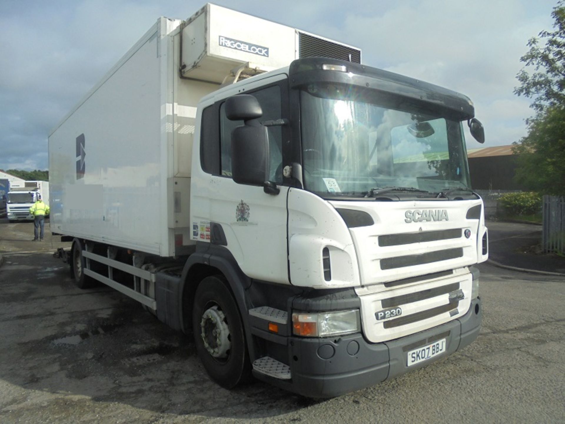 Scania P230 Euro 4 4x2 Sleeper Cab 26ft Fridge Box c/w Frigoblock Chiller & DHollandia Tuckaway Tail