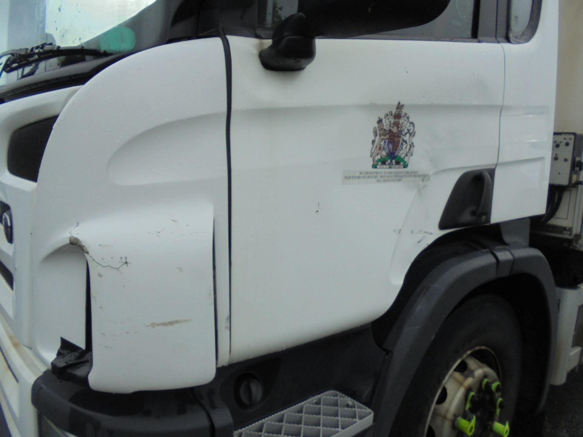 Scania P230 4x2 Day Cab 26ft Fridge Box c/w Frigoblock Chiller & DHollandia Tuckaway Tail Lift, Regi - Image 8 of 8