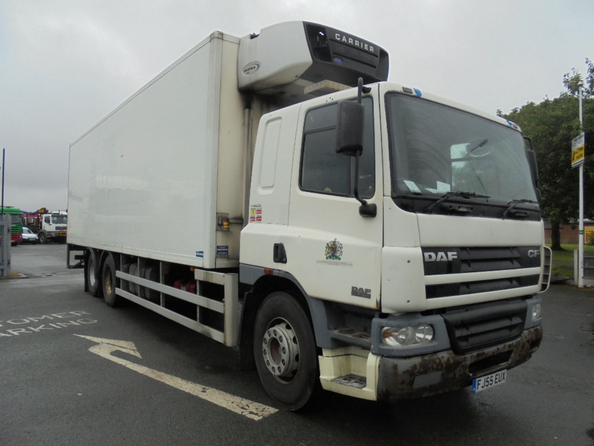 DAF CF75.310 6x2 Sleeper 30ft Fridge Box c/w Carrier Supra 950 Chiller & Tail Lift, Registration No.