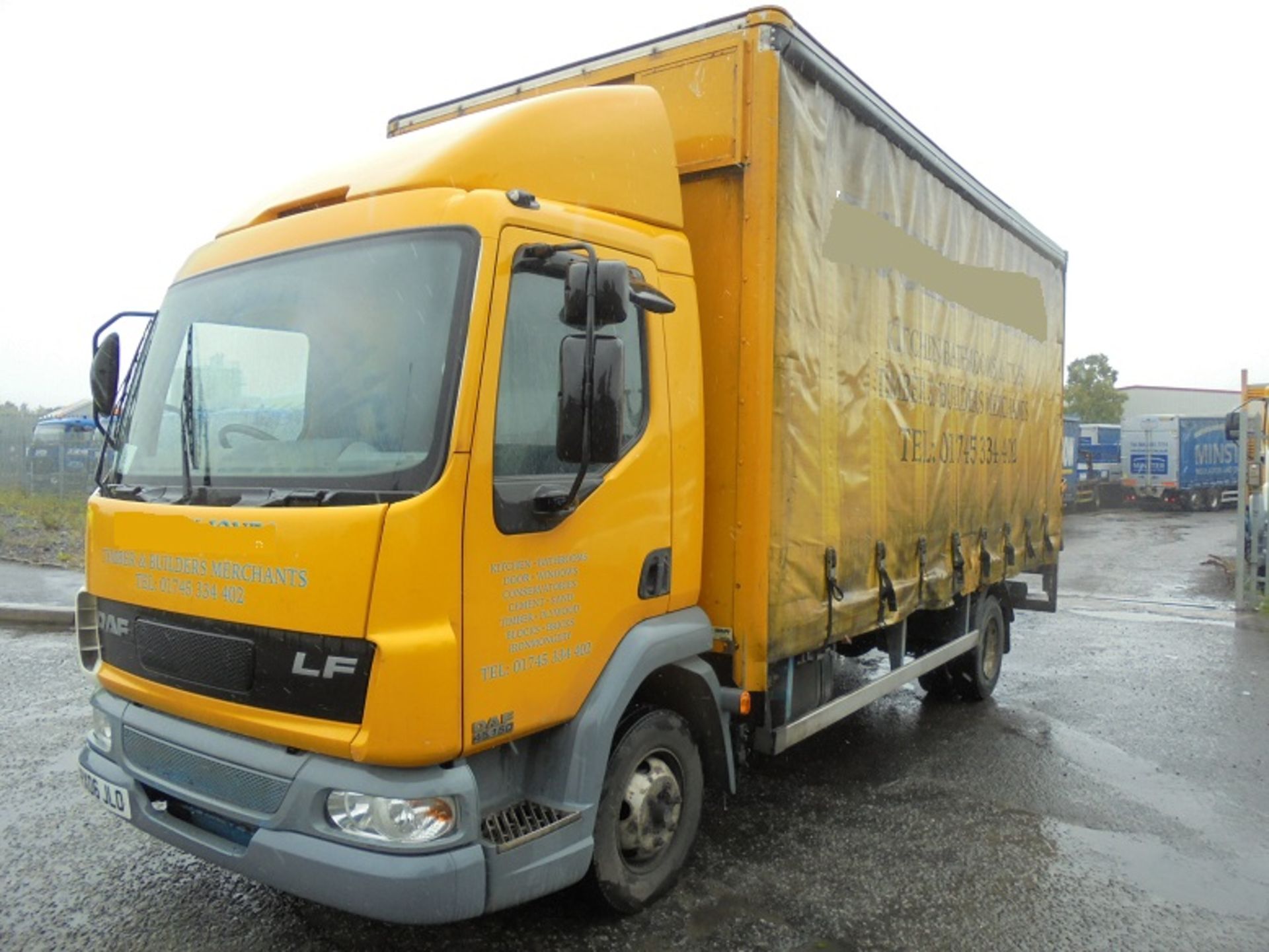 DAF LF45.150 Euro 3 18ft Curtainsider c/w Shutter & DEL Column Tail Lift, Registration No. RX06 JLO, - Image 2 of 6