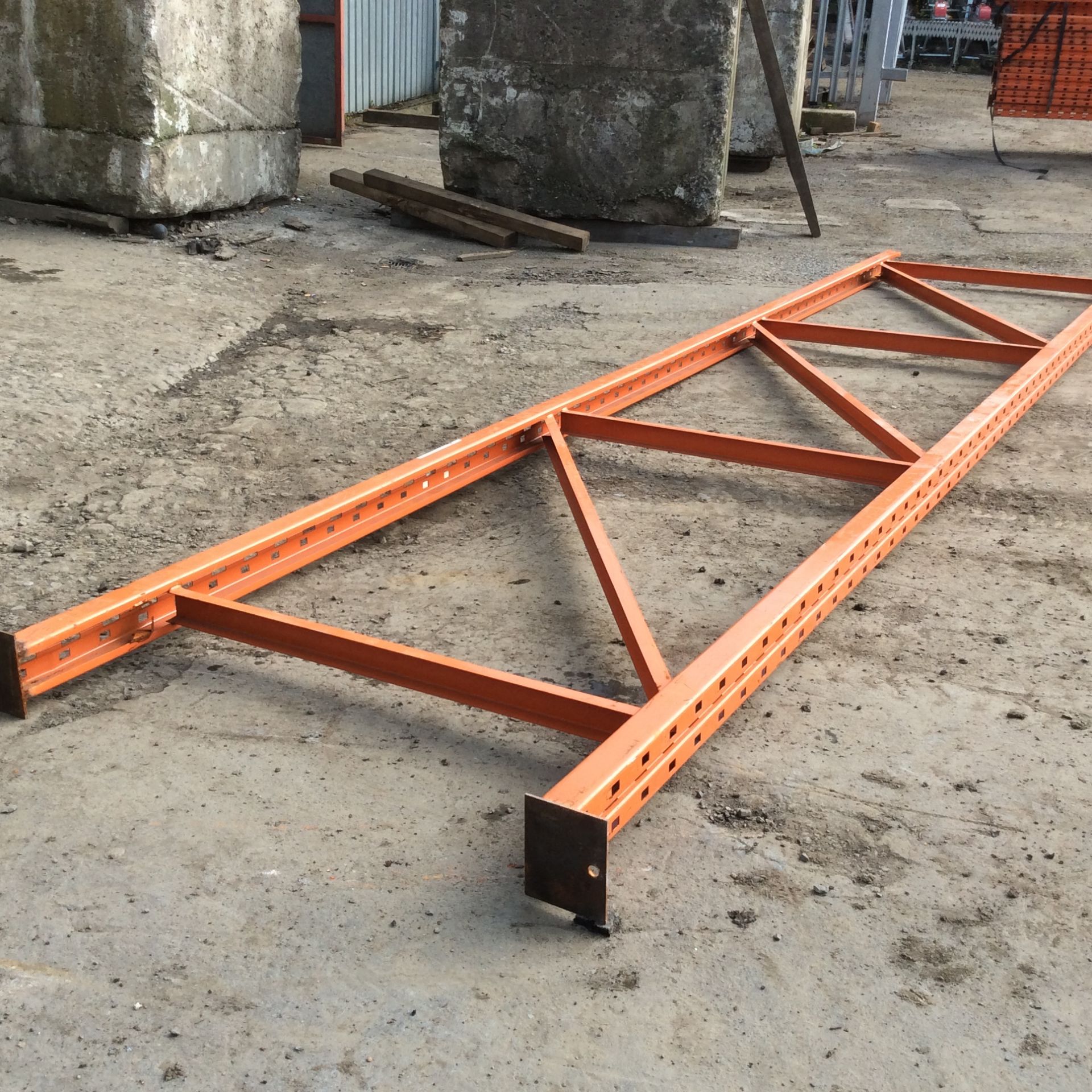 Pallet Racking Included is x12 Uprights - 440cm Height And x86 Beams - 266cm Inside Width. - Image 7 of 7