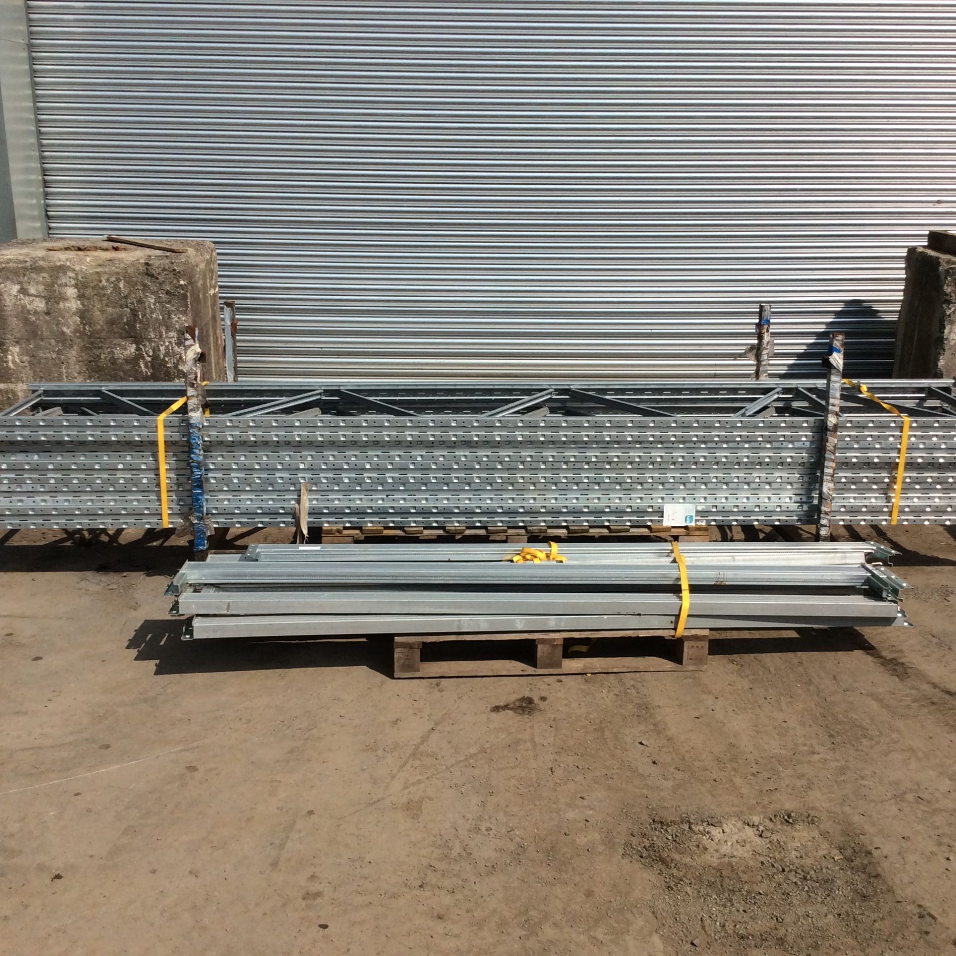 Fliptastic Galvansied Steel Racking S.W.L 3000kg, Included Is X5 Complete Uprights - 480cm Height A