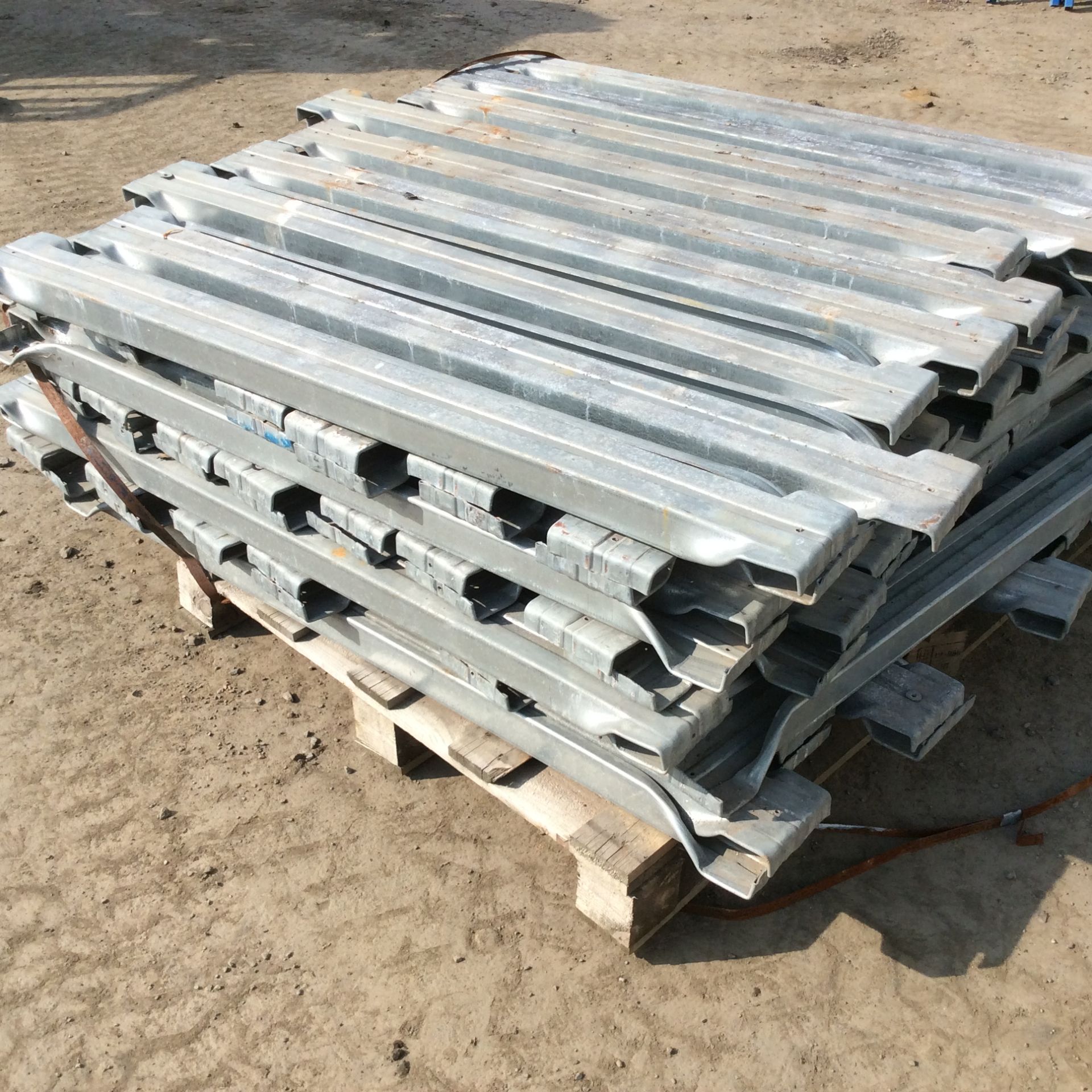 x 98 Gavanised Steel Decking For Pallet Racking - 111cm Width.