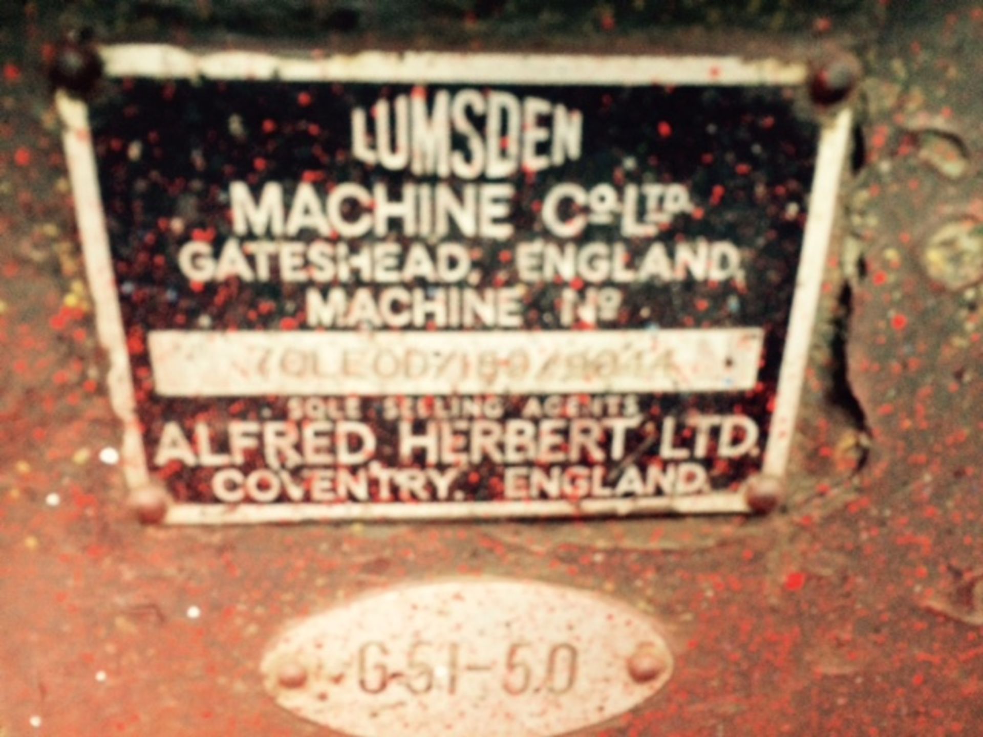 Lumsden Lump Sum Grinder - Image 2 of 2