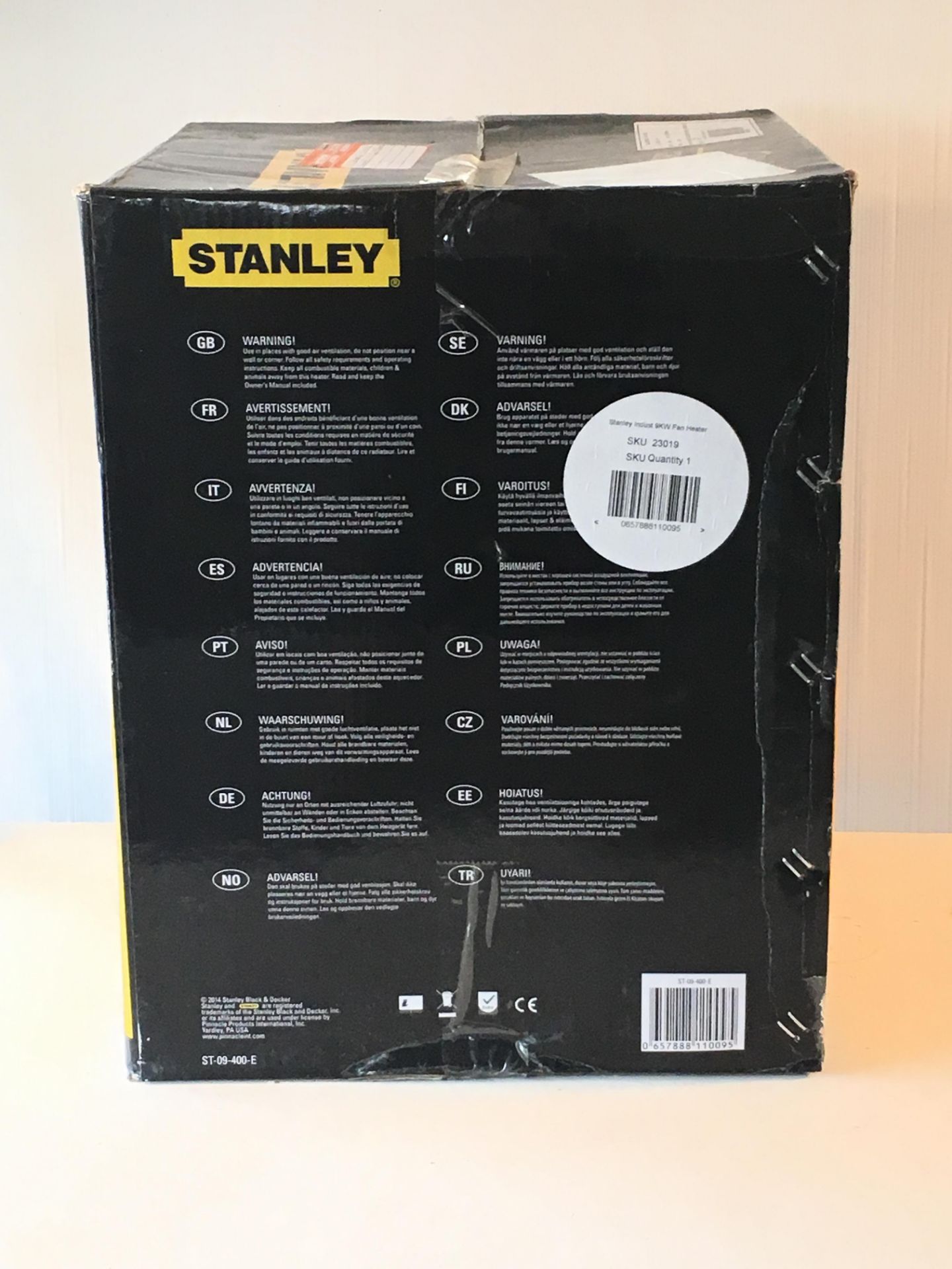 New Stanley ST-09-400-E 55/4500/9000W 3 Phase Electric Fan Heater - Image 6 of 8