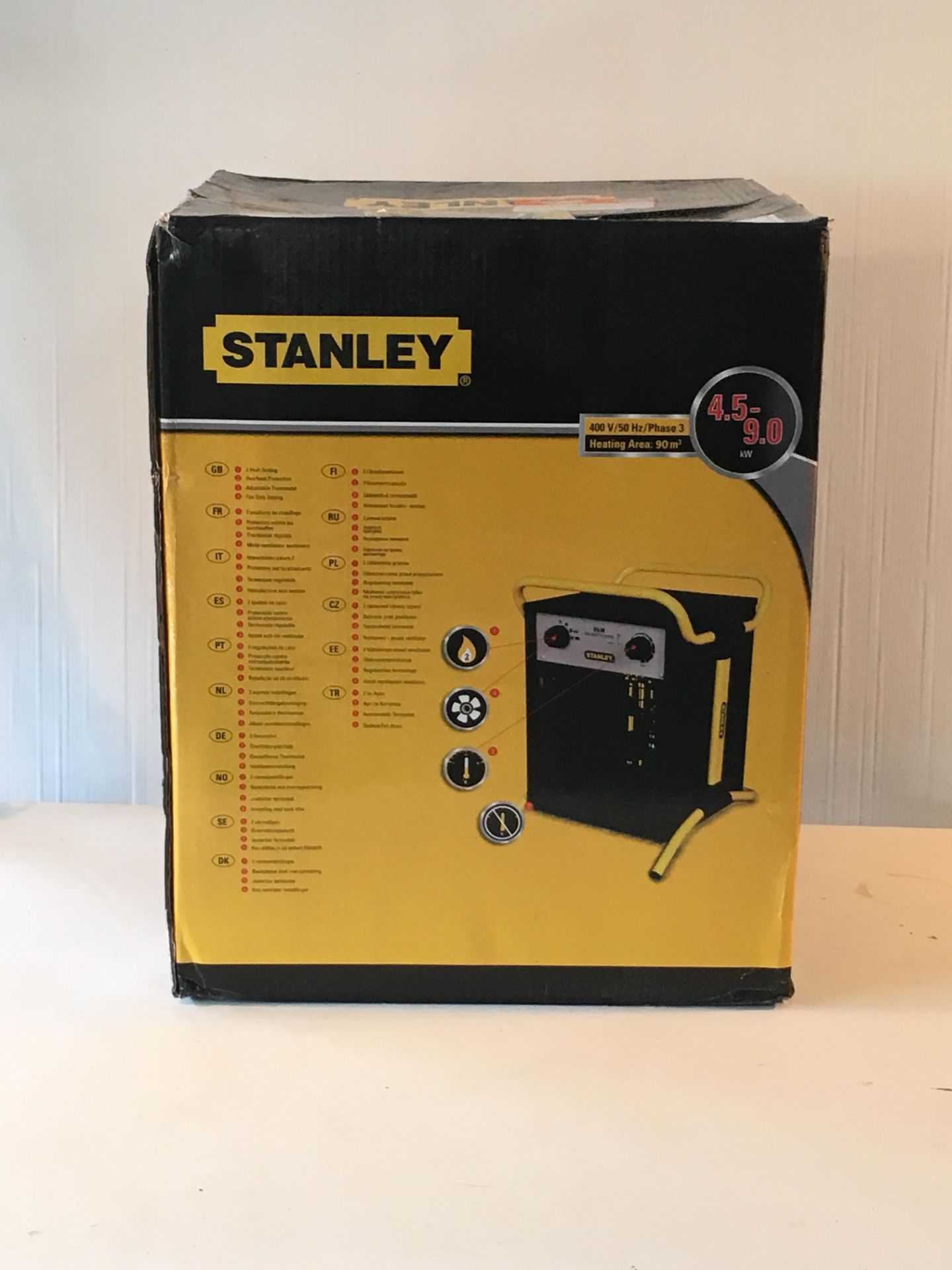 New Stanley ST-09-400-E 55/4500/9000W 3 Phase Electric Fan Heater - Image 7 of 8