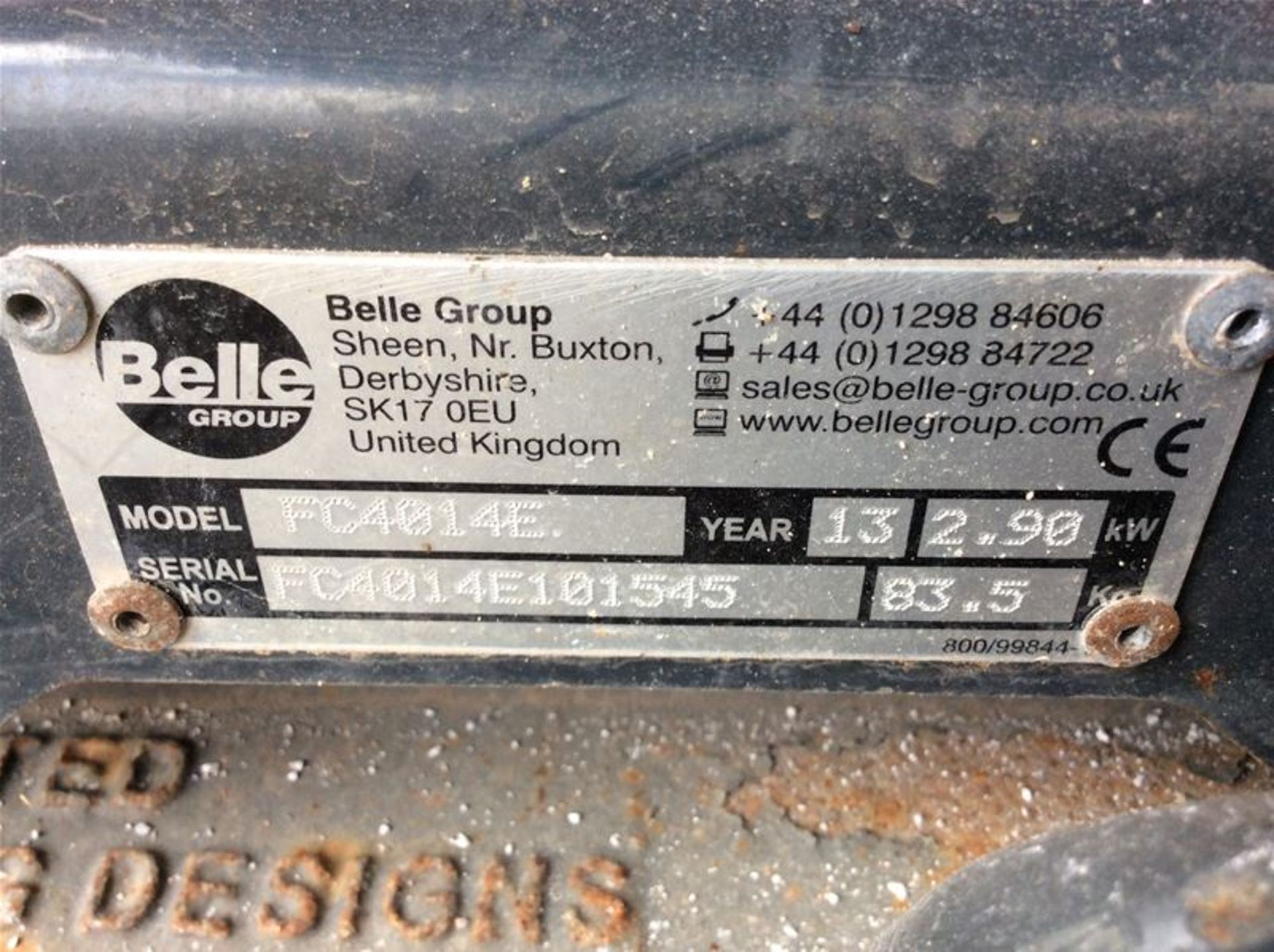 BELLE FC4014E HAUC MEDIUM VIBRATING PLATE - HONDA PETROL - Image 4 of 4