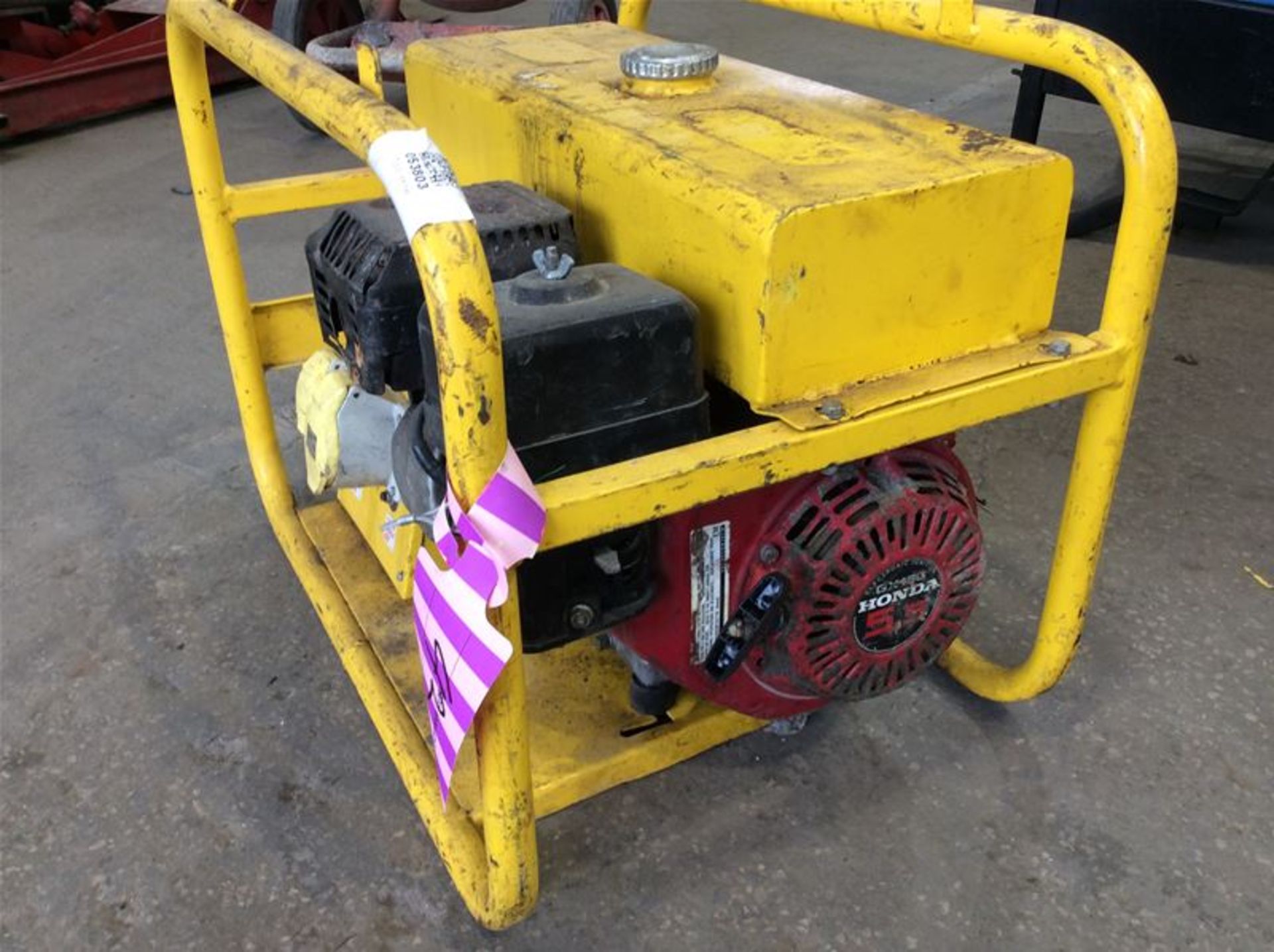 HARRINGTON 3KVA- HONDA PETROL GENERATOR - Image 2 of 2