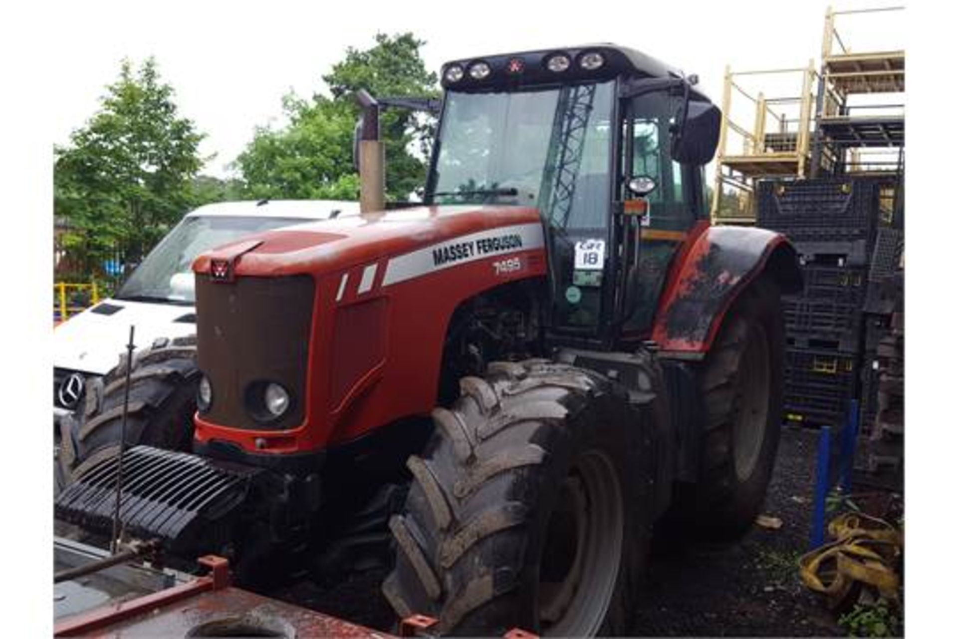 2007 Massey Ferguson 7495 Tractor - Image 2 of 4