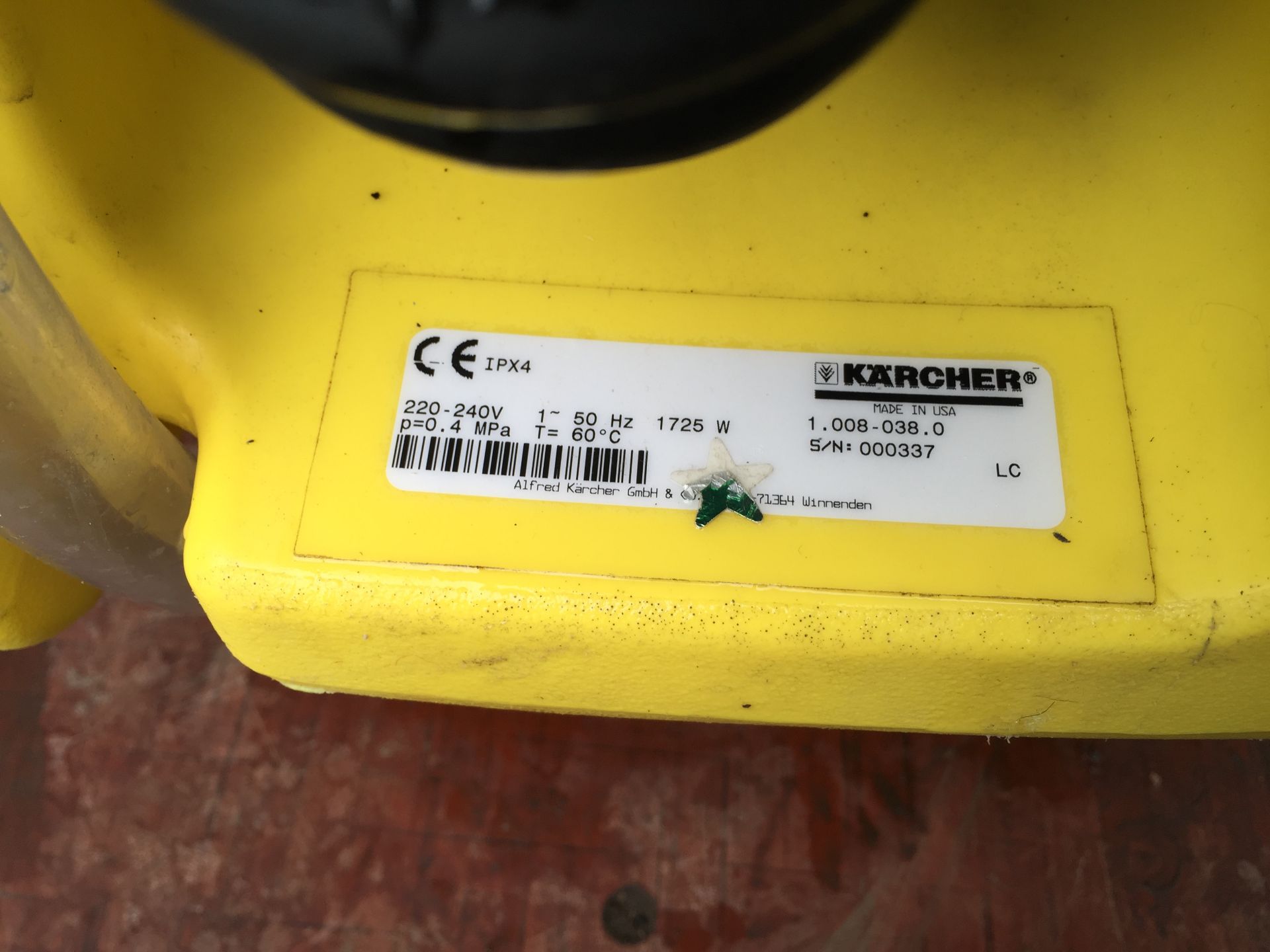 Karcher professional BRC 45/45c carpet cleaning machine. - Image 4 of 4