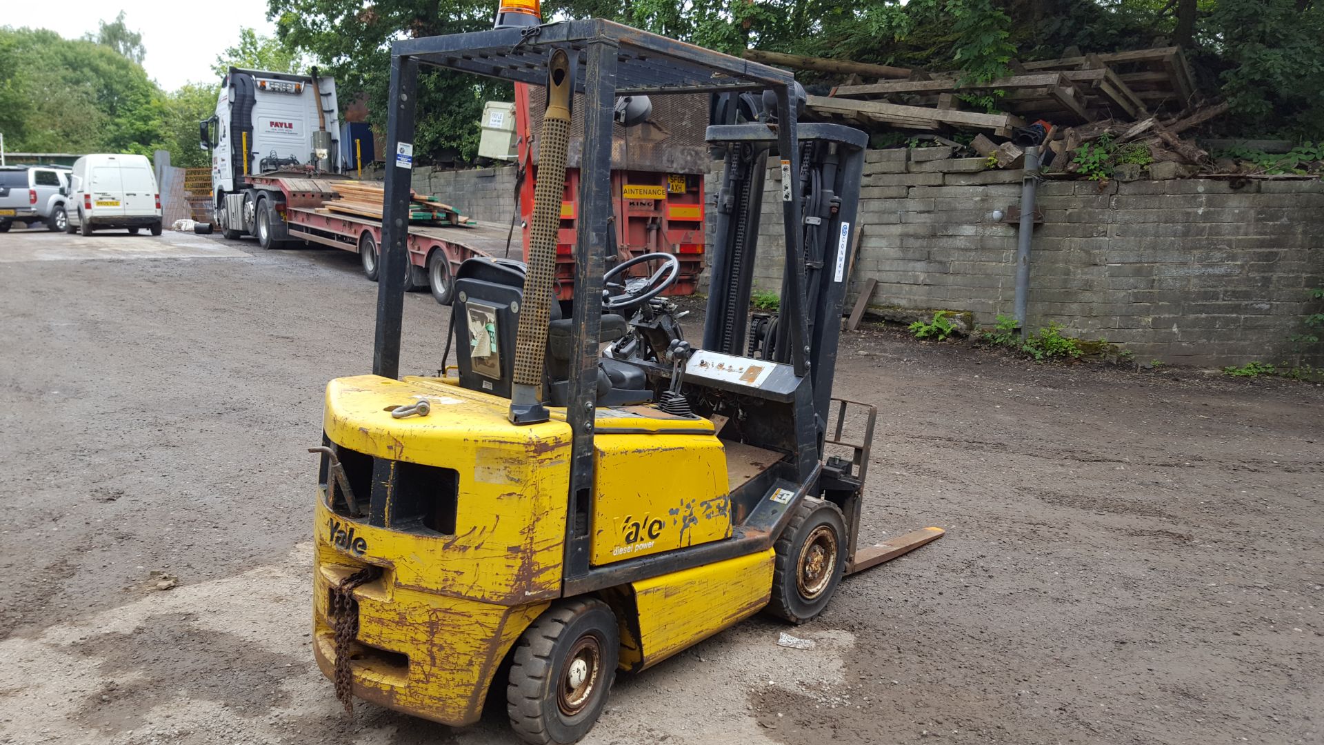 1996 Yale 1.3 Ton Diesel Forklift - Image 4 of 5