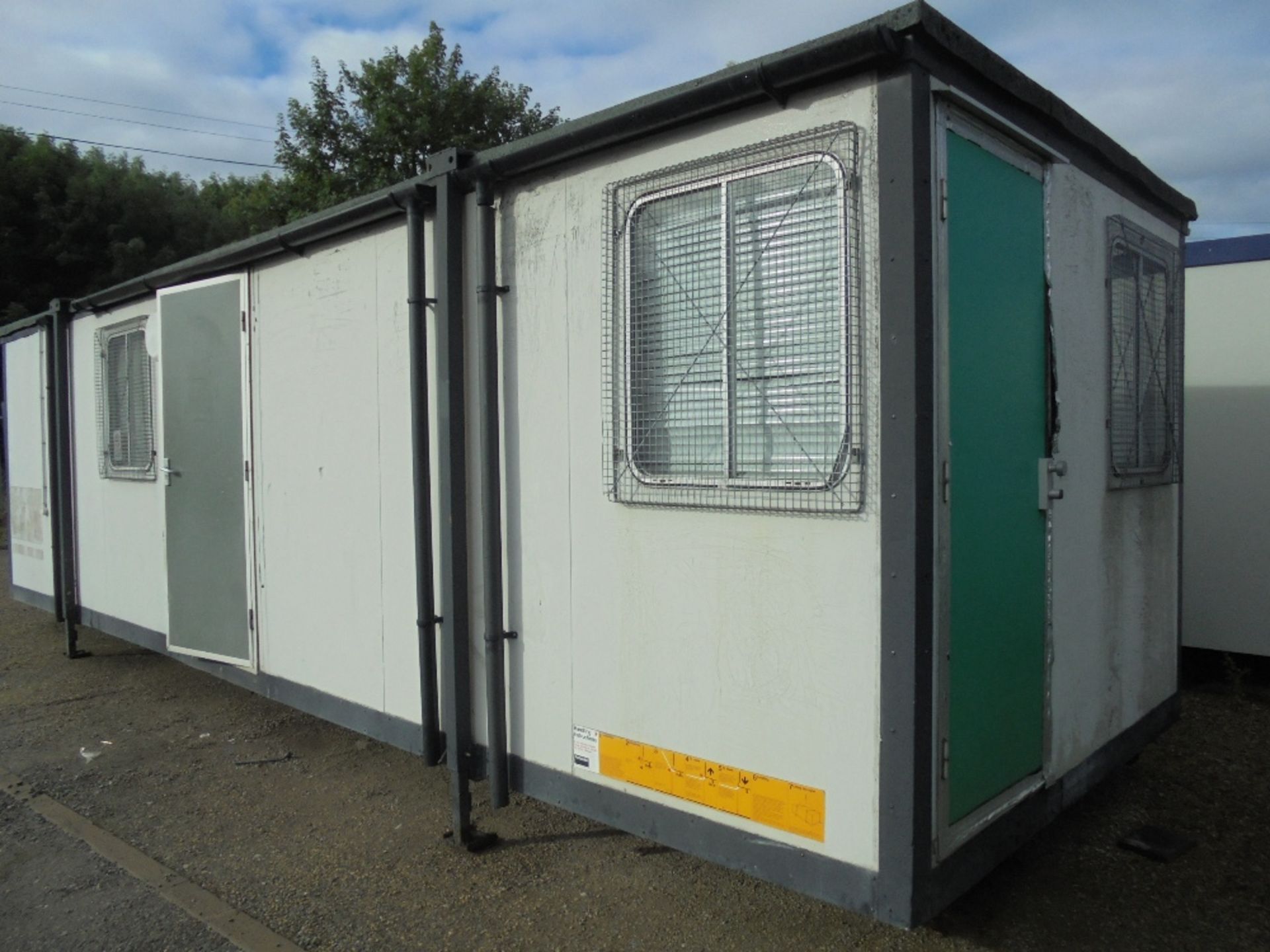 28ft x 9ft 'Genuine Portakabin' Jack Leg Double Office / Toilet