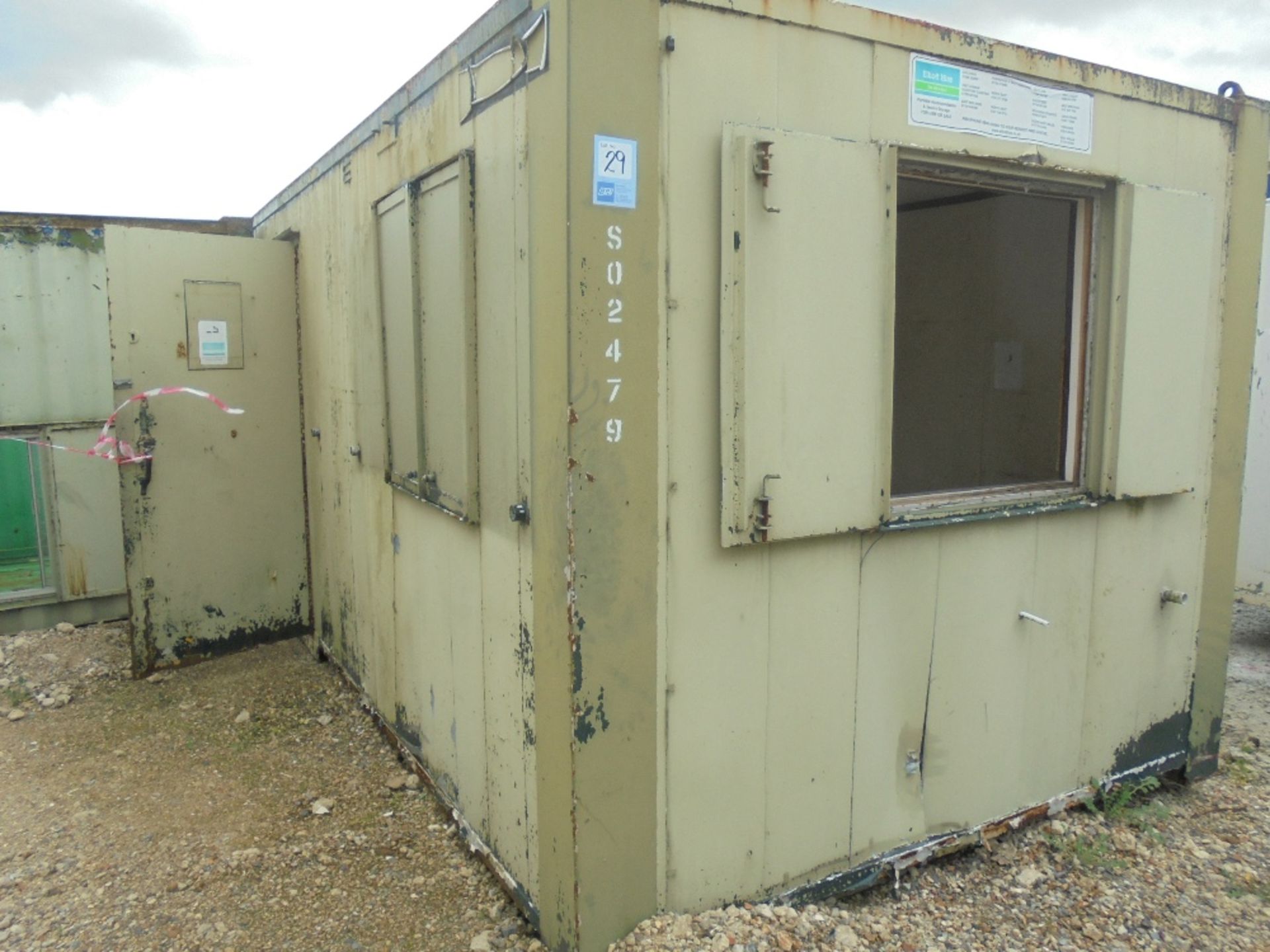 SO2479 24ft x 8ft Anti Vandal Canteen / Office