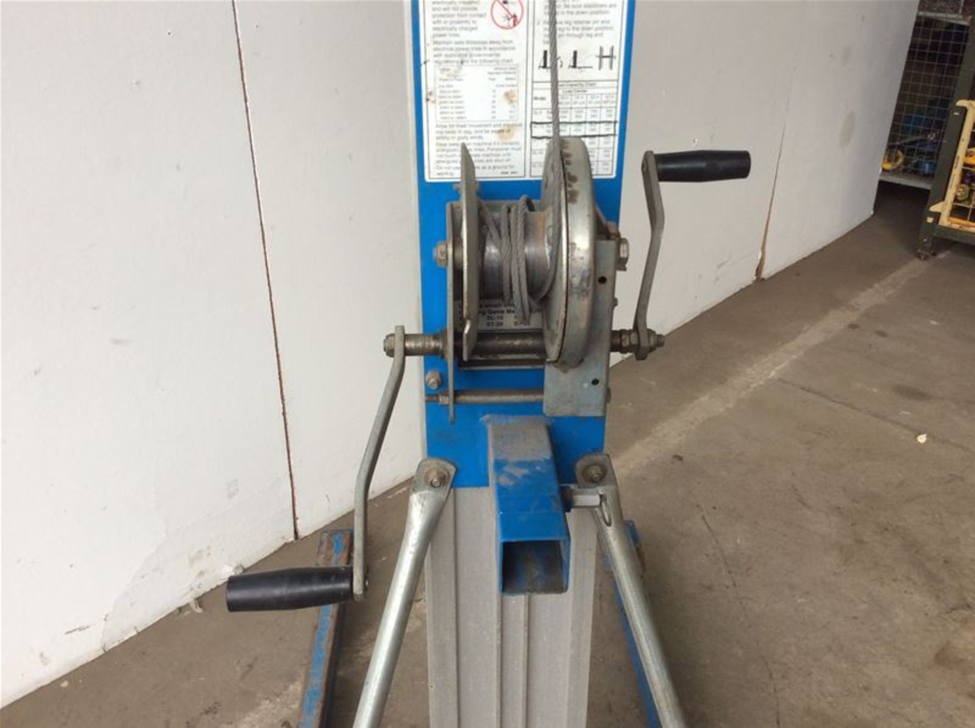 GENIE SUPERLIFT ADVANTAGE SLA10 454KG LIFT/STACKER - MANUAL - Image 3 of 3