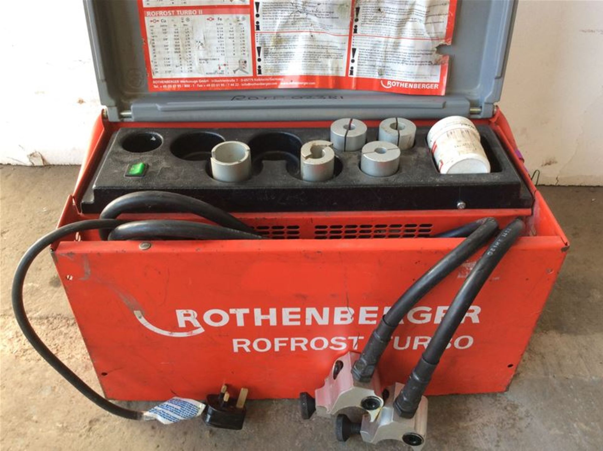 ROTHENBERGER ROFROST TURBO PIPE FREEZER 12-42MM - 240V