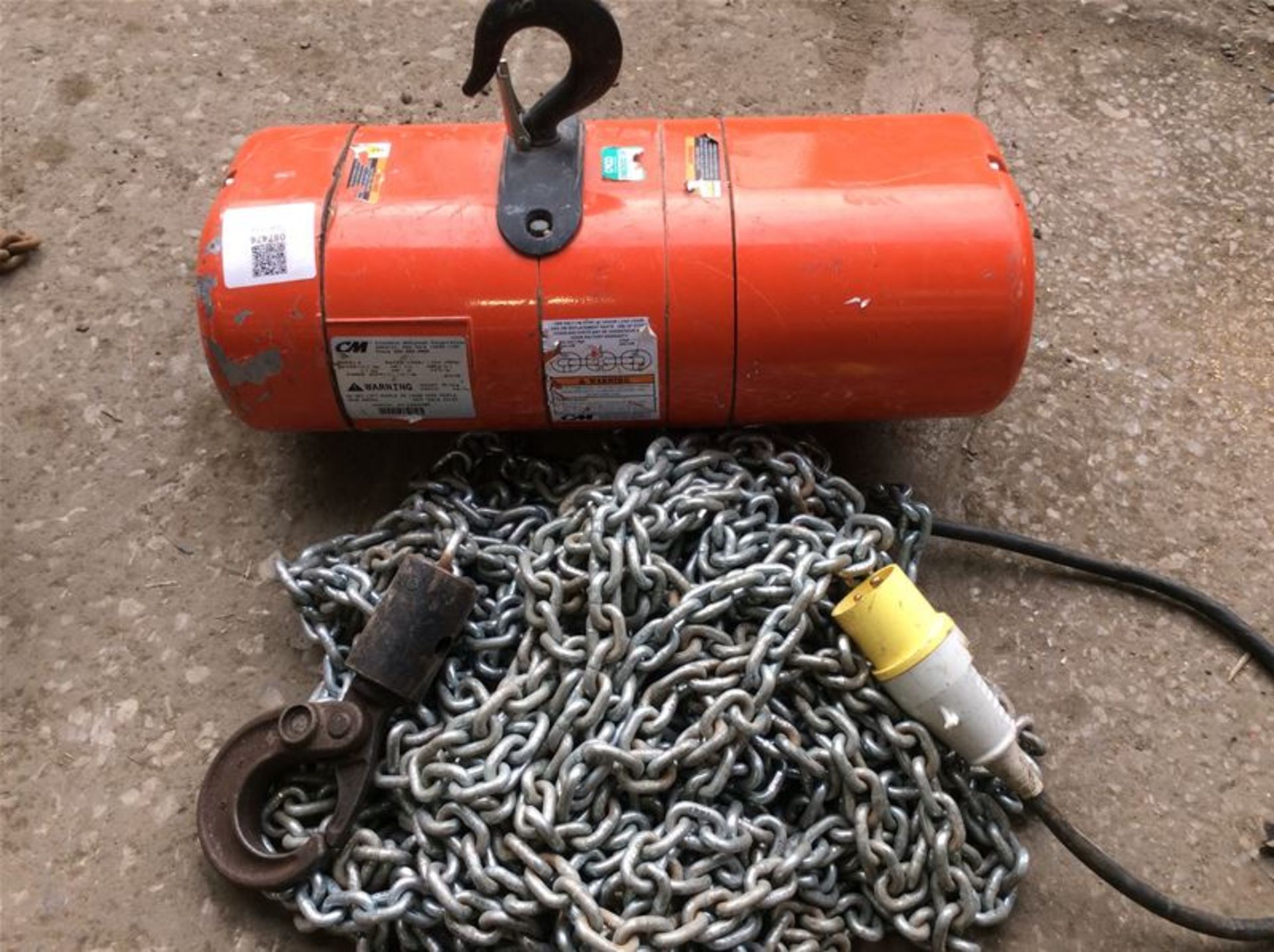 CM LODESTAR 500KG CHAIN HOIST 12M LIFT-ELEC