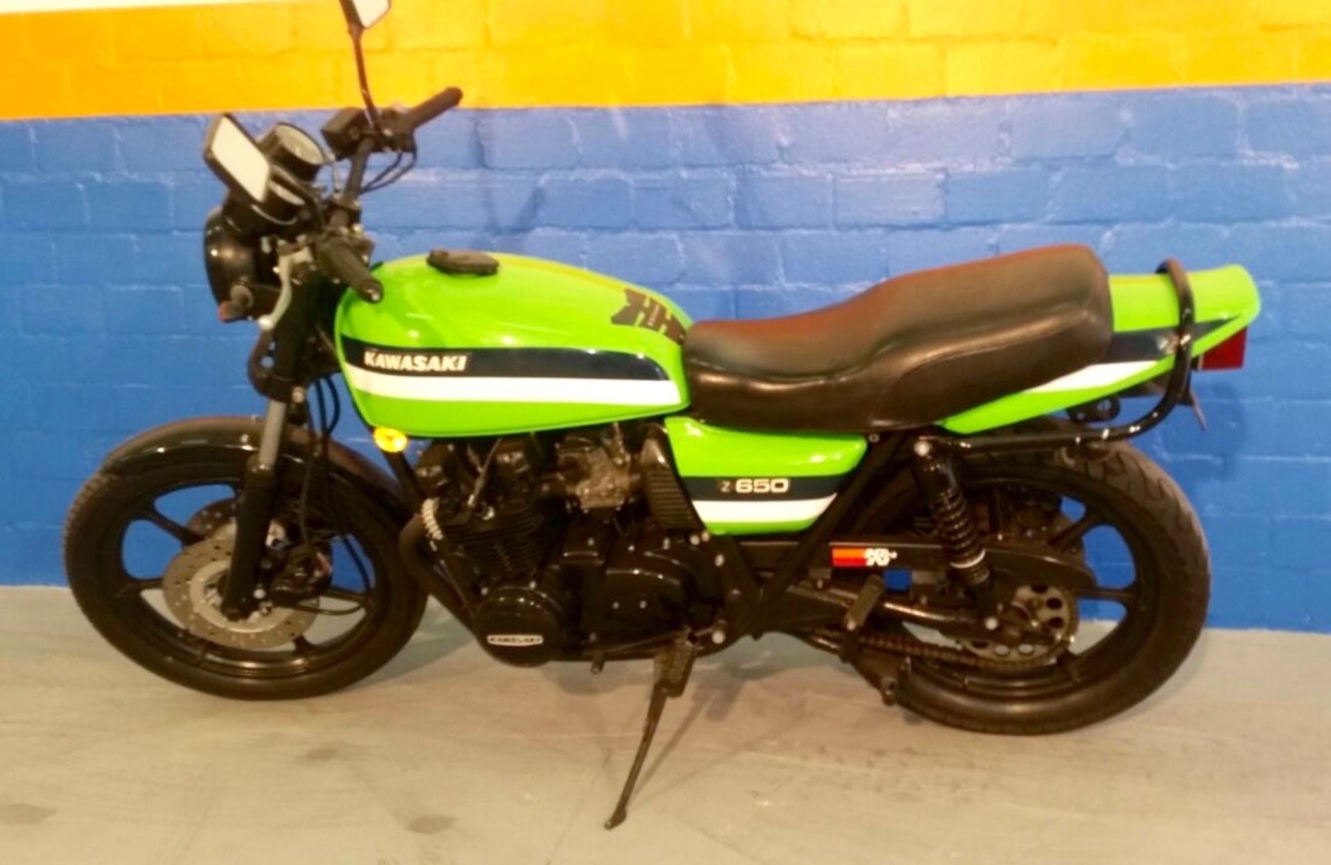 1978 Kawasaki Z650 in Blue/Green