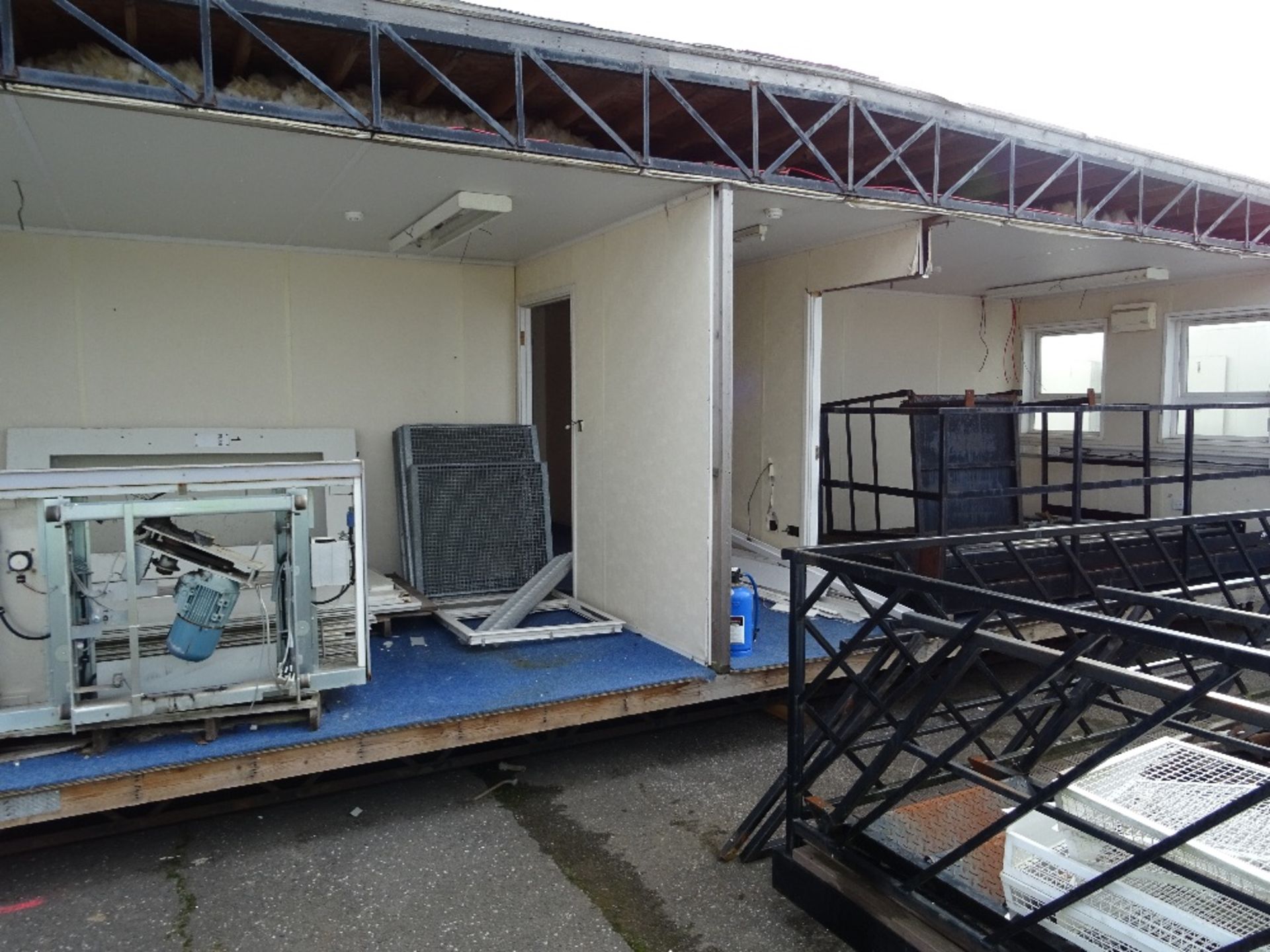 11 Bay Plastisol Single Storey Modular Building with PVC Windows & Security Grills, 9.6m x 3m Units - Image 19 of 21