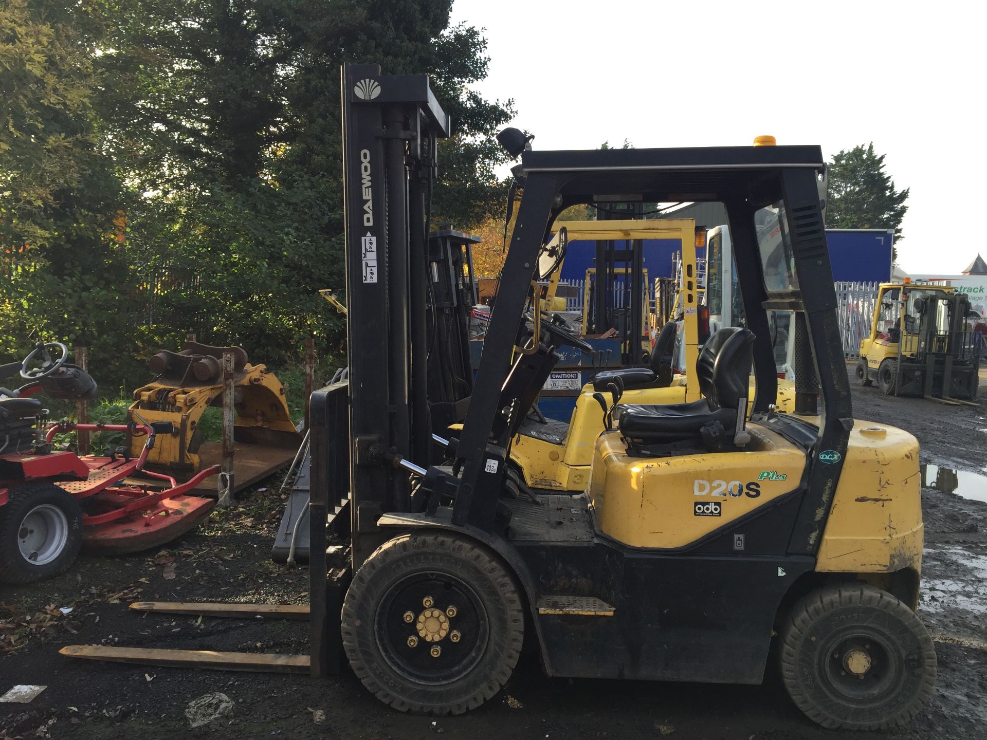 Daewoo D20S 2 Ton Diesel Forklift with Sideshift