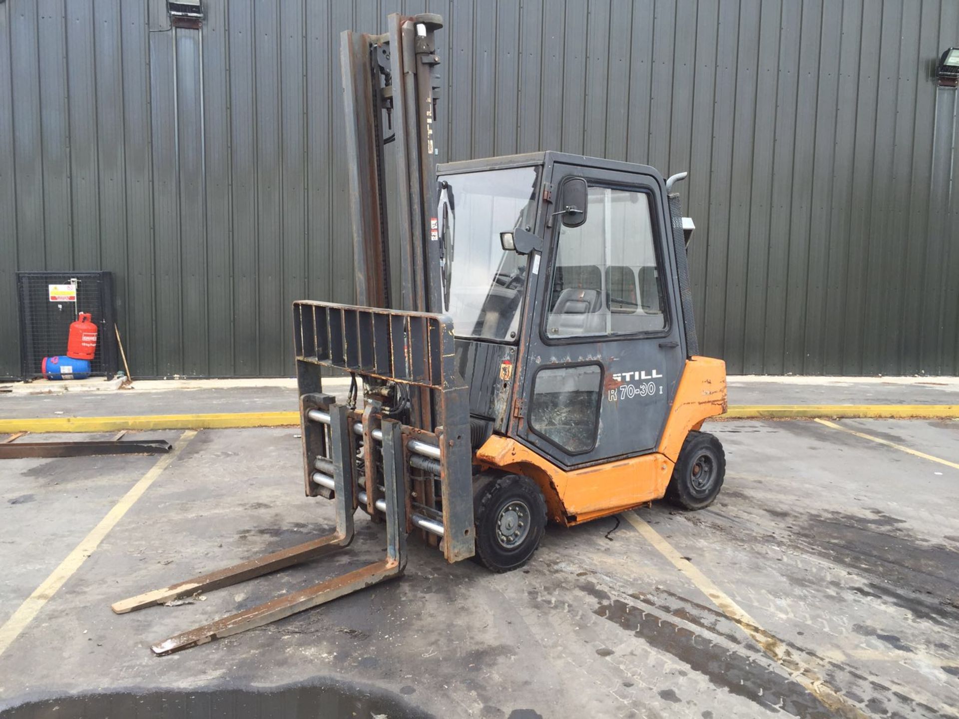 2002 Still R70-30 Diesel Forklift with Fork Positioners